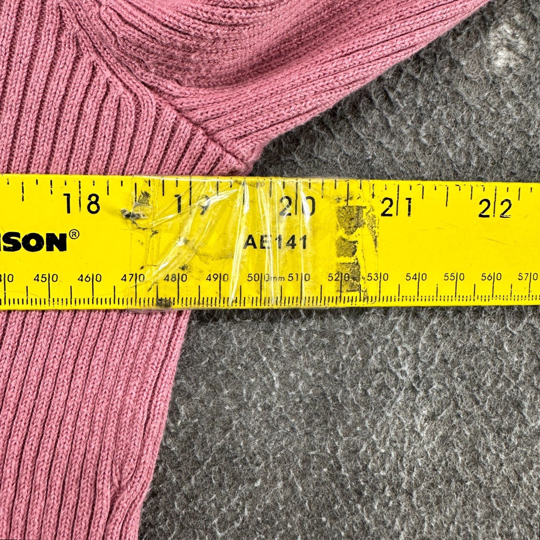 Van Heusen VINTAGE Van Heusen Sweater Women XL Pink Pullover Ribbed Knit Cotton Acrylic 90s 80s Women Pullover Knit V-Neck Size XL / US 12-14 / IT 48-50 - 6 Thumbnail