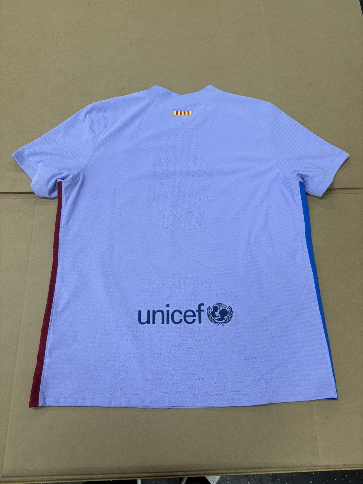 Nike Nike 2021/22 FC Barcelona Authentic Away Jersey Size US XL / EU 56 / 4 - 2 Thumbnail