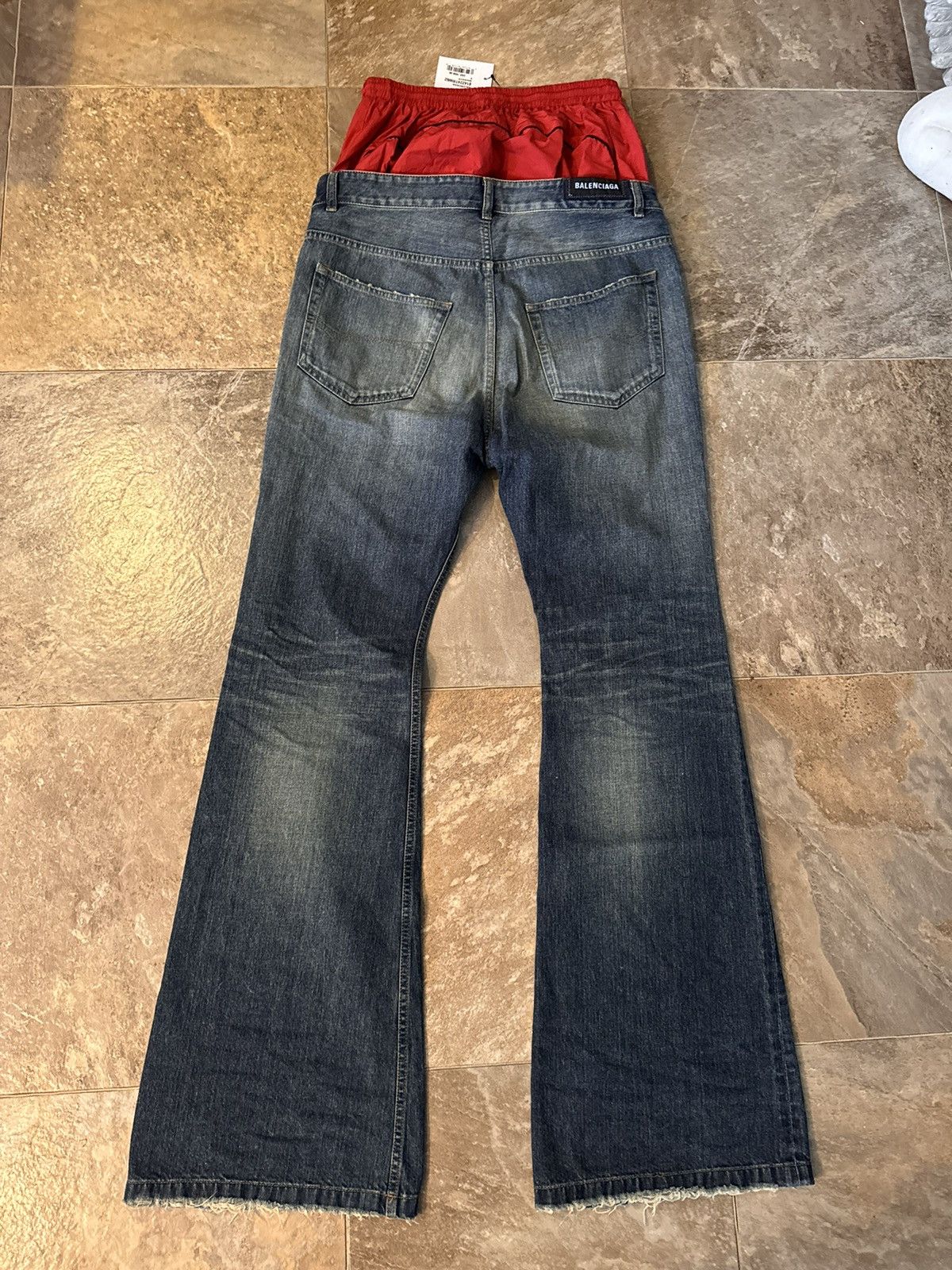 Balenciaga Balenciaga double layer denim pants Size US 32 / EU 48 - 13 Thumbnail