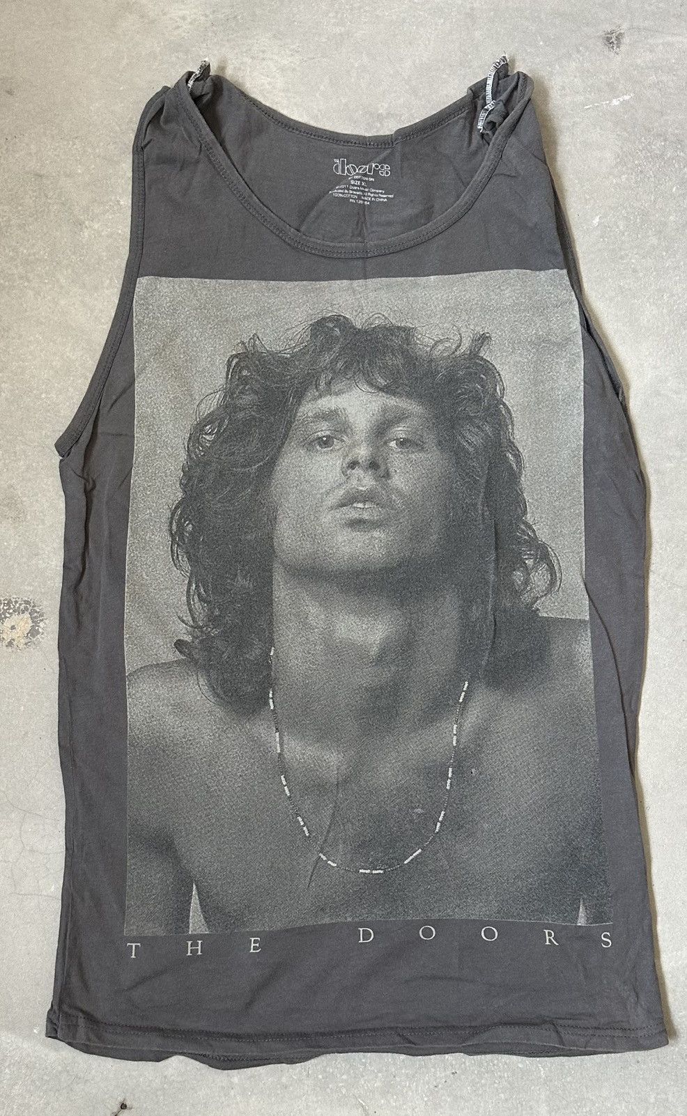 Vintage THE DOORS TANK TOP BAND TEE Size US XL / EU 56 / 4 - 1 Thumbnail