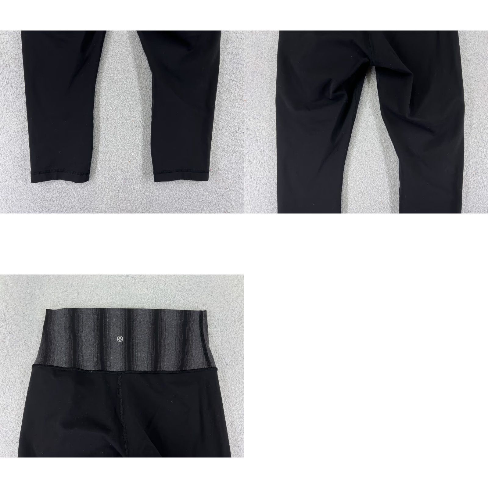 Lululemon Lululemon Leggings Womens 6 Black Gray High Rise Pockets Activewear Yoga Cross Training Dance 19in Inseam Womens Size 28" / US 6 / IT 42 - 9 Thumbnail