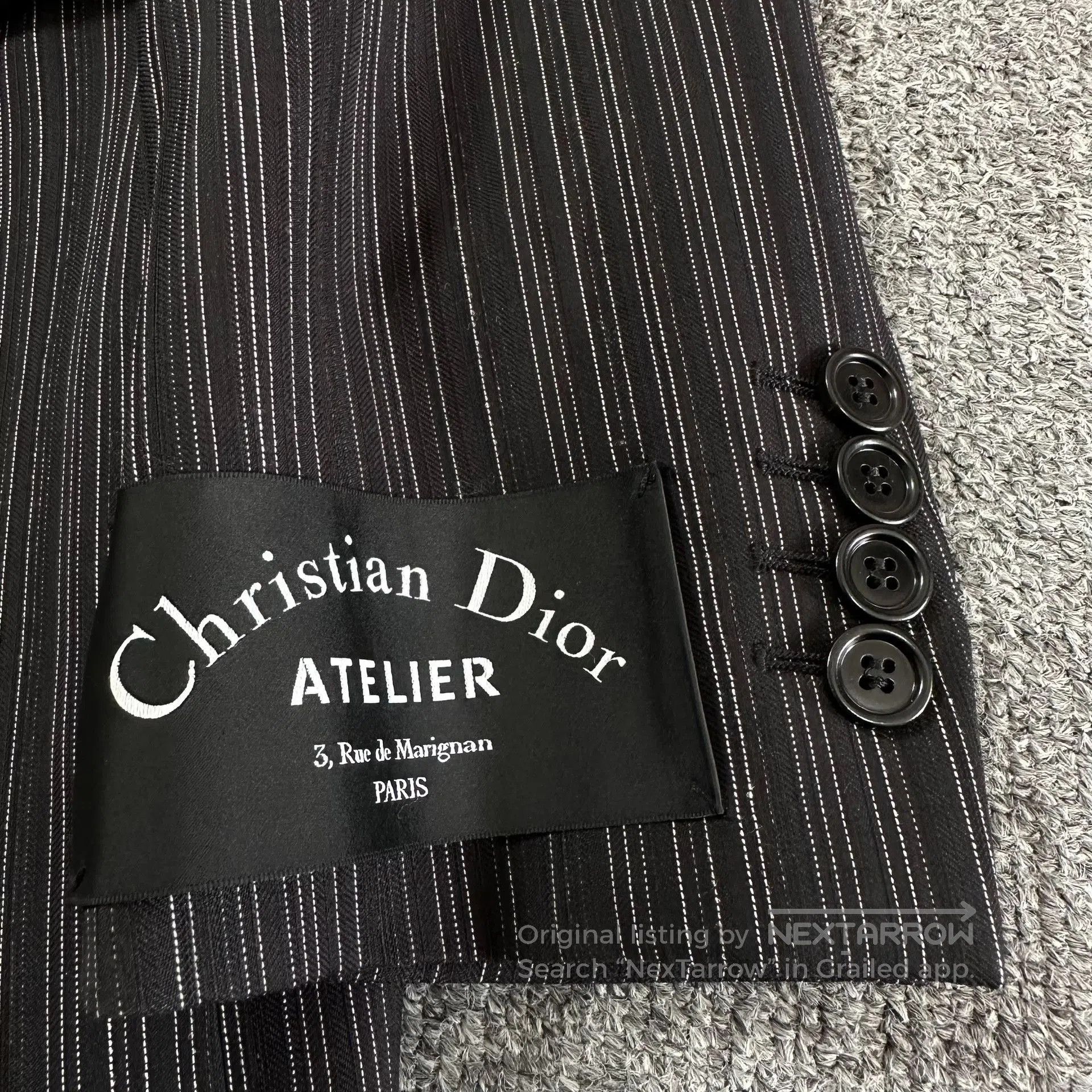 Dior Dior Homme 2018FW Striped Silver Badge Suit. Size US L / EU 52-54 / 3 - 2 Thumbnail