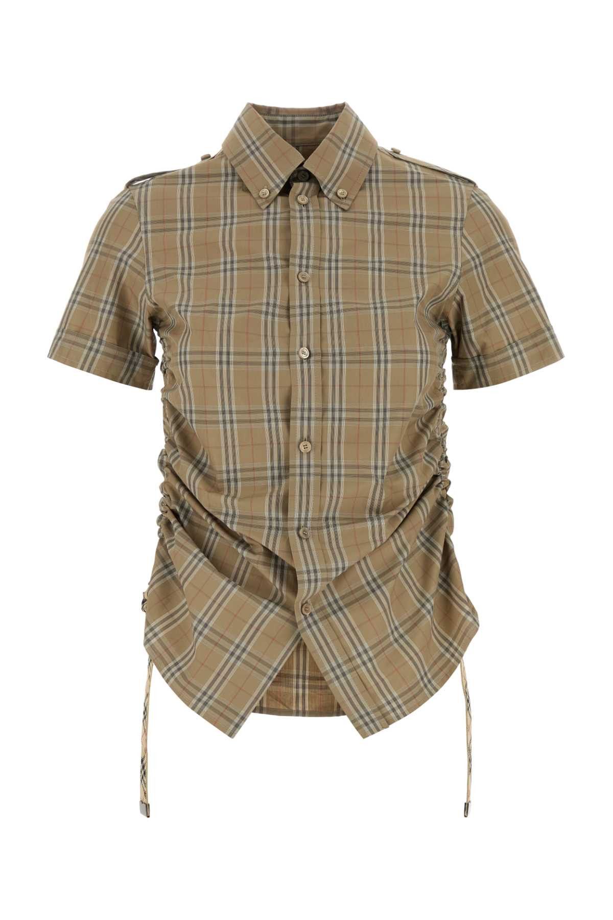 Burberry Embroidered Poplin Shirt Size XS / US 0-2 / IT 36-38 - 1 Thumbnail