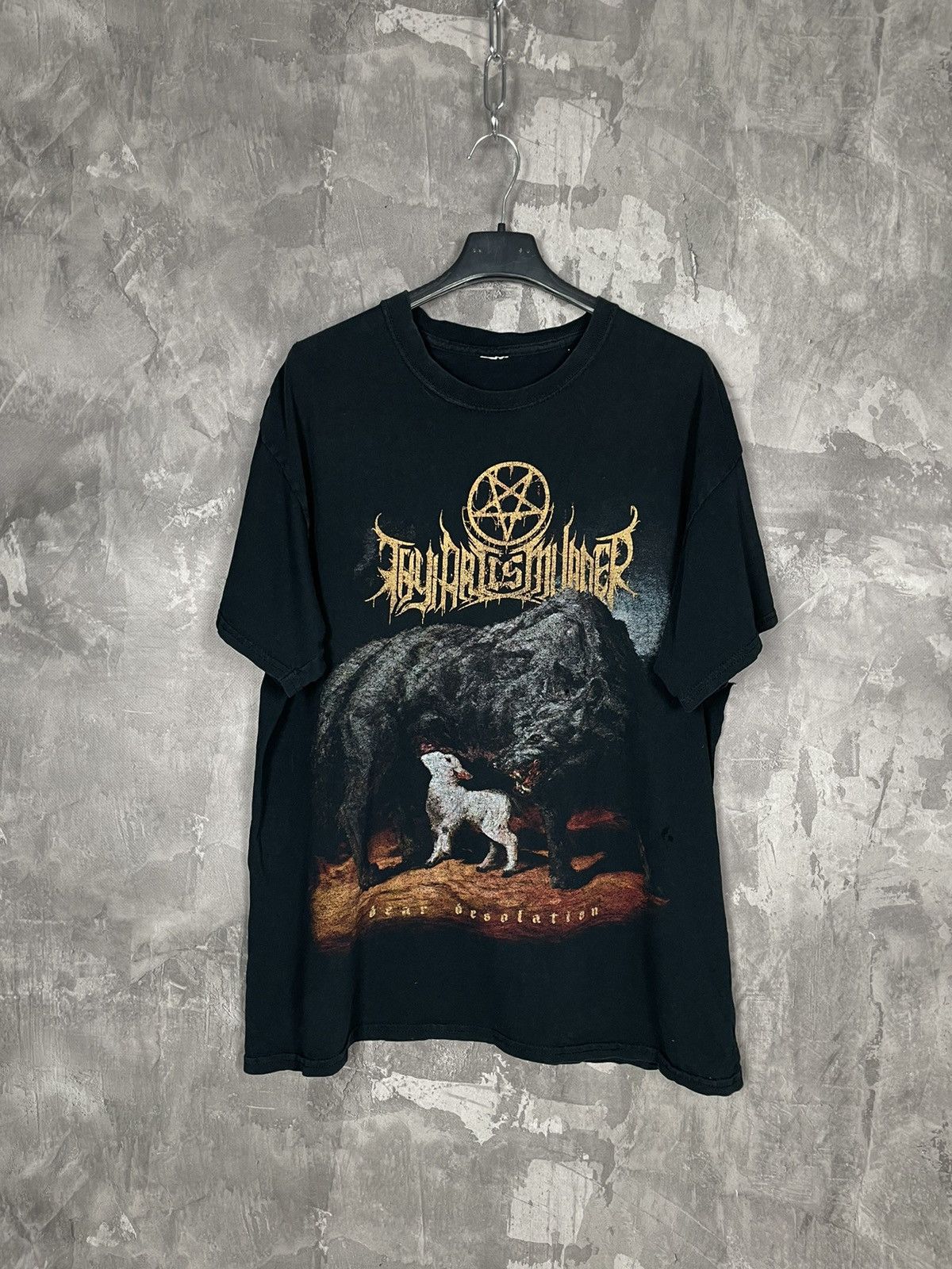 Band Tees × Vintage Vintage Punk Trashed THY ART IS MURDER Rare Band T shirt Size US M / EU 48-50 / 2 - 1 Thumbnail