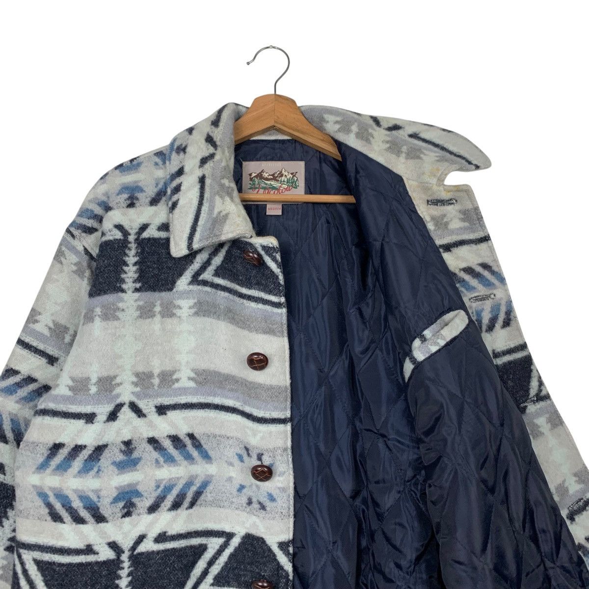 Vintage Vintage 90’s ULCOLOU Nordic Pattern Coat Jacket #2869-C129 Size US M / EU 48-50 / 2 - 9 Thumbnail