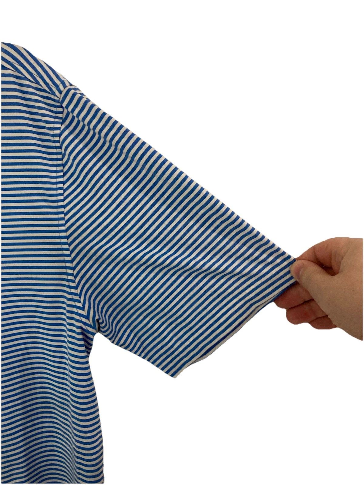 Other Masters Tech Golf Polo Striped S/S Performance Blue Size XL Size US XL / EU 56 / 4 - 7 Thumbnail