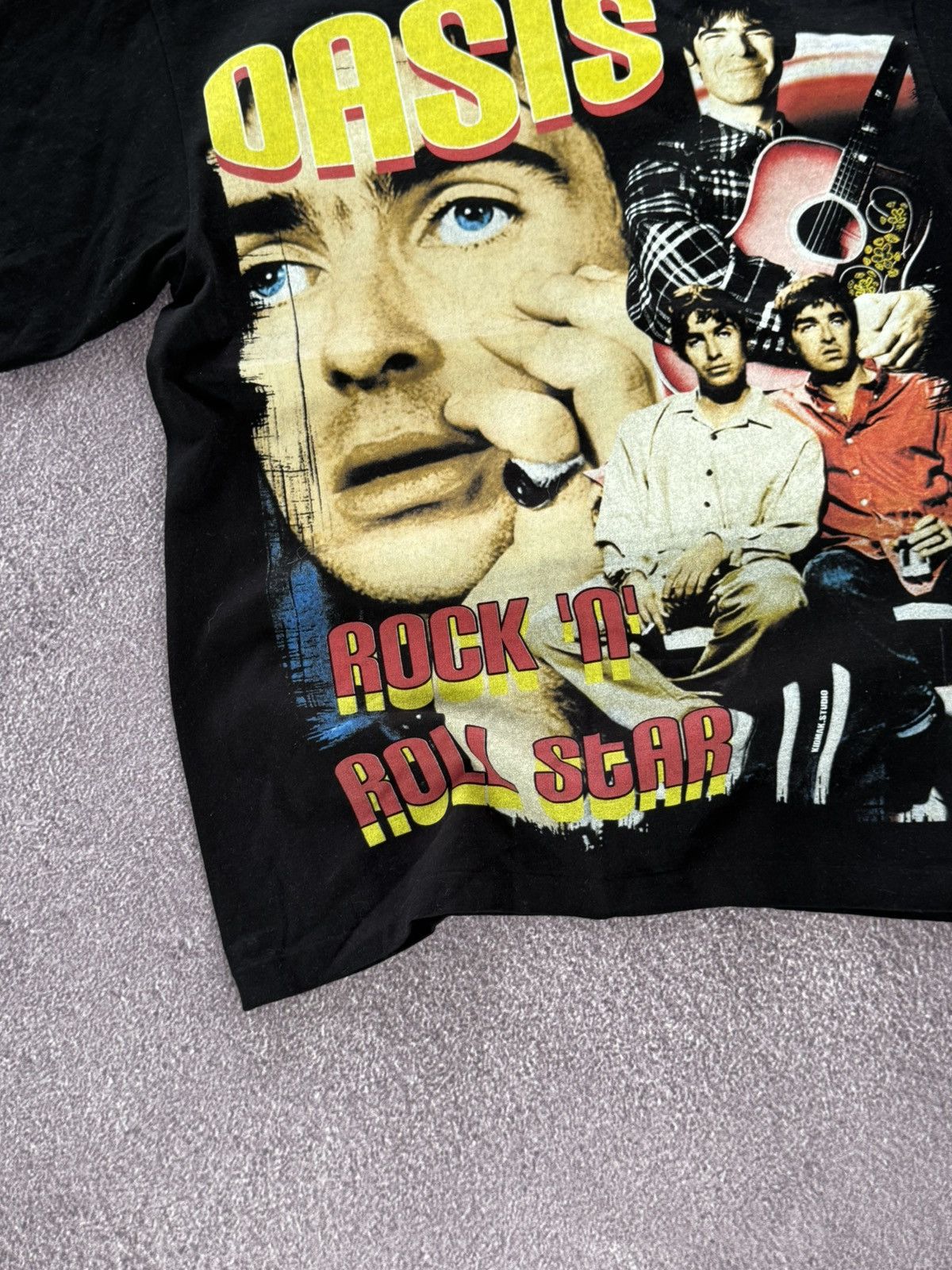 Band Tees Vintage Oasis Multicolour 90s Crazy Band T-Shirt Size US M / EU 48-50 / 2 - 7 Thumbnail