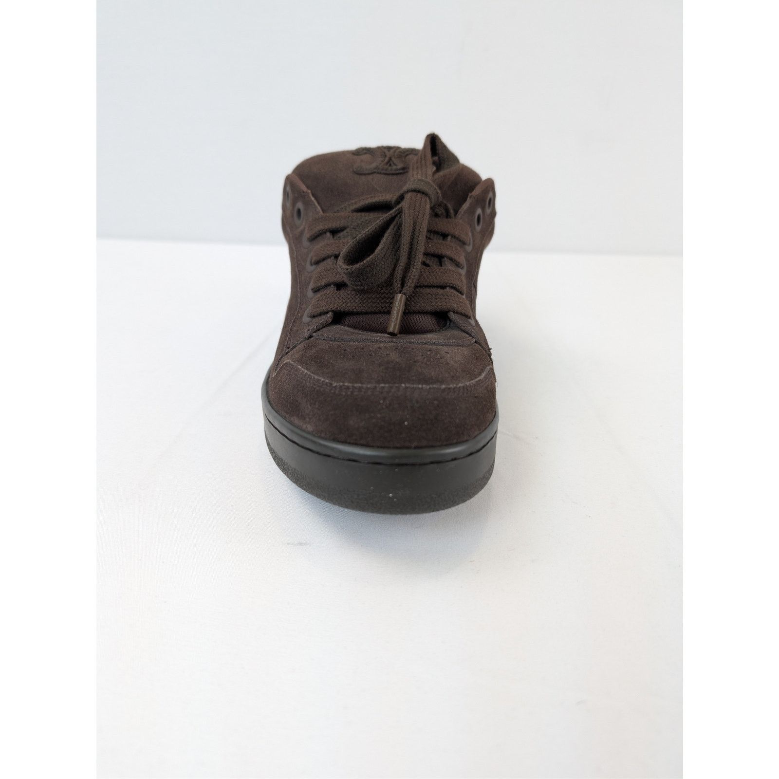 Celine o1rshd1 Suede Calfskin & Mesh Huntington Low top Sneakers Size US 10 / EU 43 - 13 Thumbnail