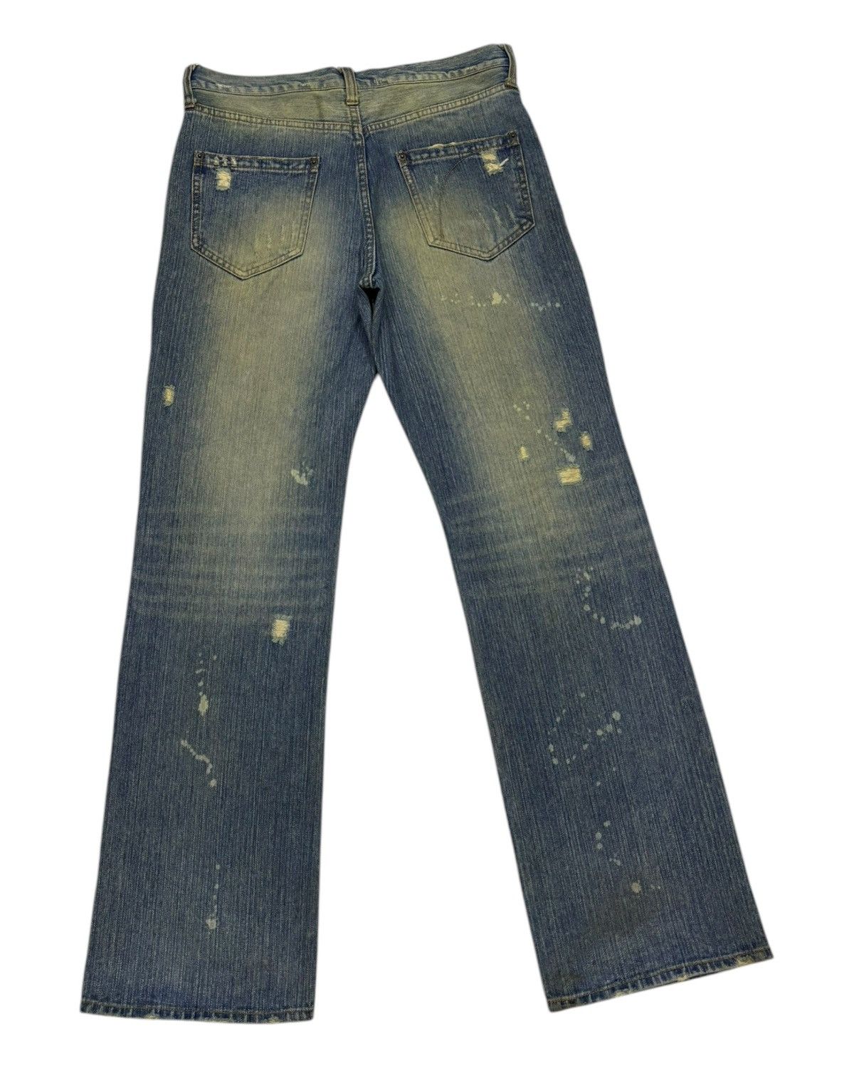 Hysteric Glamour 🔥RARE PATCHWORK DISTRESSED DENIM EXHIBITIONIST JEANS Size US 32 / EU 48 - 9 Thumbnail