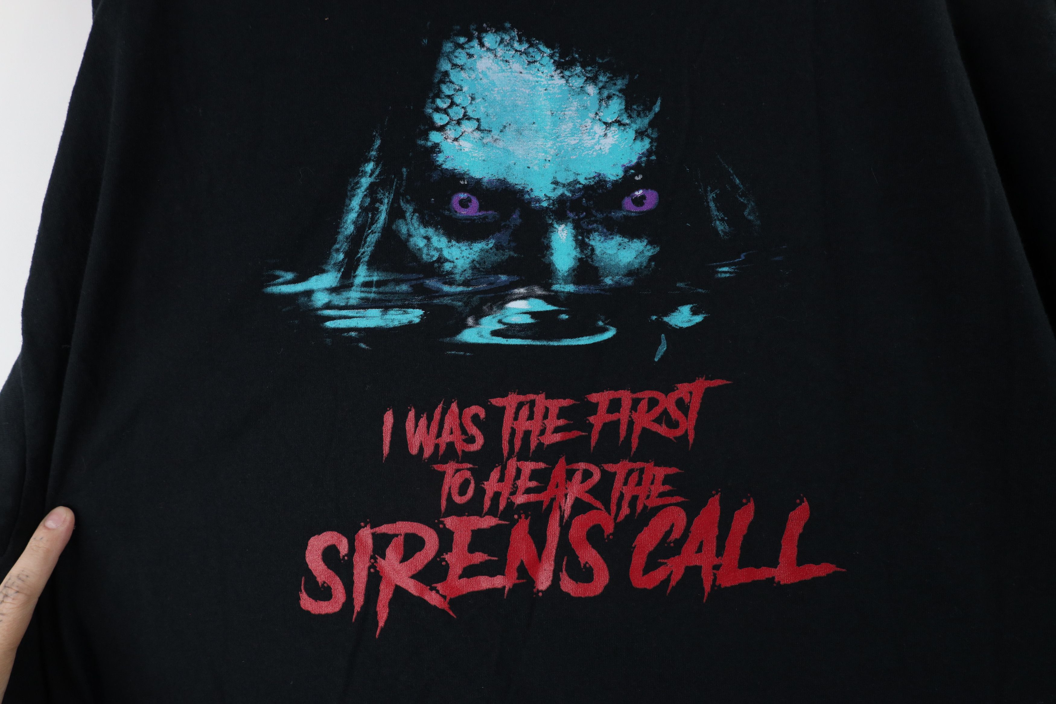 Vintage Vintage SeaWorld O Scream Halloween Monster T-Shirt Black Size US XXL / EU 58 / 5 - 7 Thumbnail