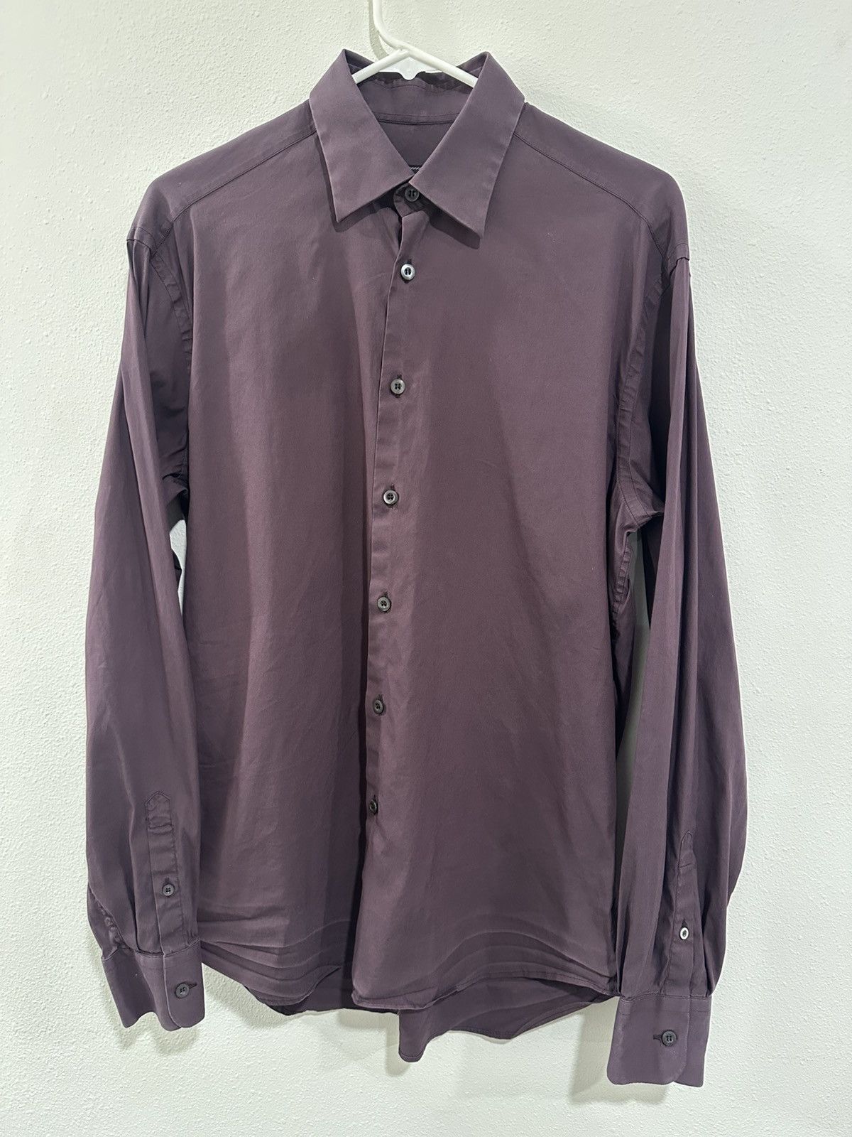 Prada purple italy button up shirt