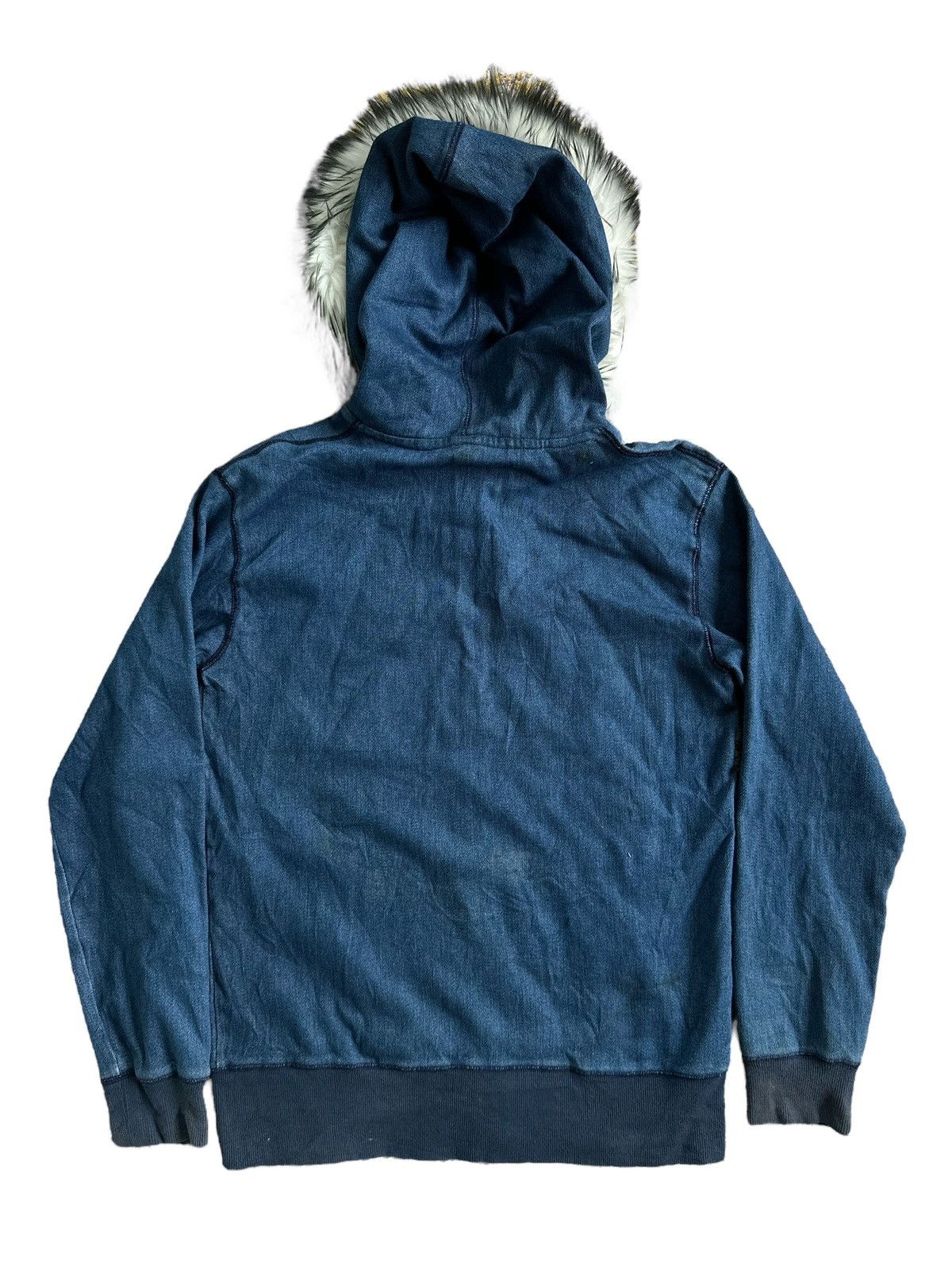 Hysteric Glamour DISTRESSED RODEO CROWN Zip Fur HOODIE IFSIXWASNINE LGB STYLE Size US M / EU 48-50 / 2 - 7 Thumbnail