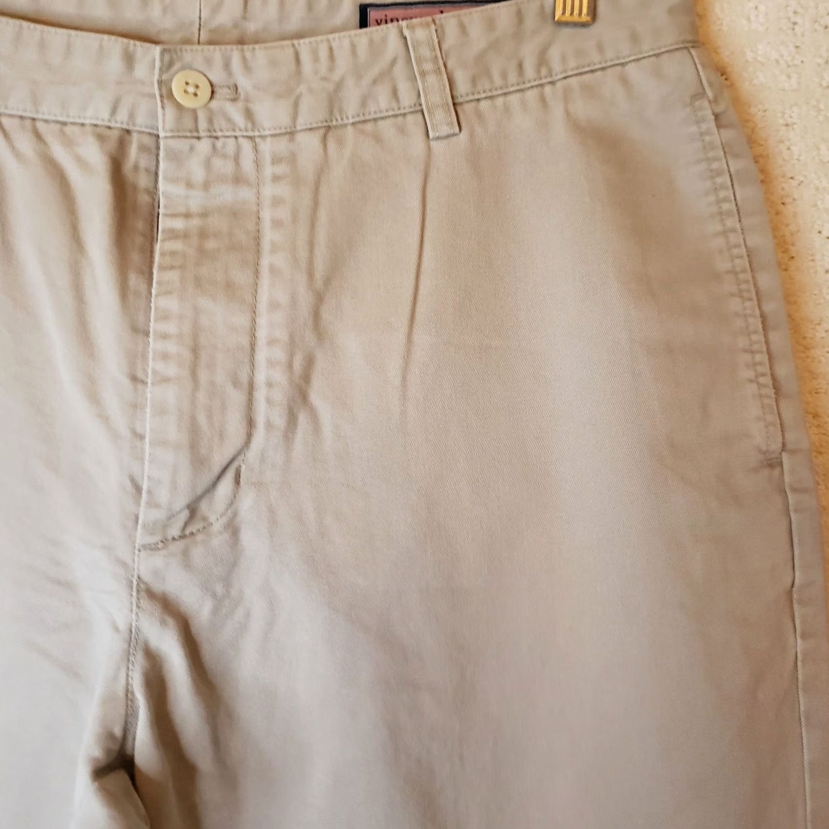 Vineyard Vines Vineyard Vines Club Pant Mens Beige Khaki Chino Classic Fit Pants Size 34X30 Size US 34 / EU 50 - 5 Thumbnail