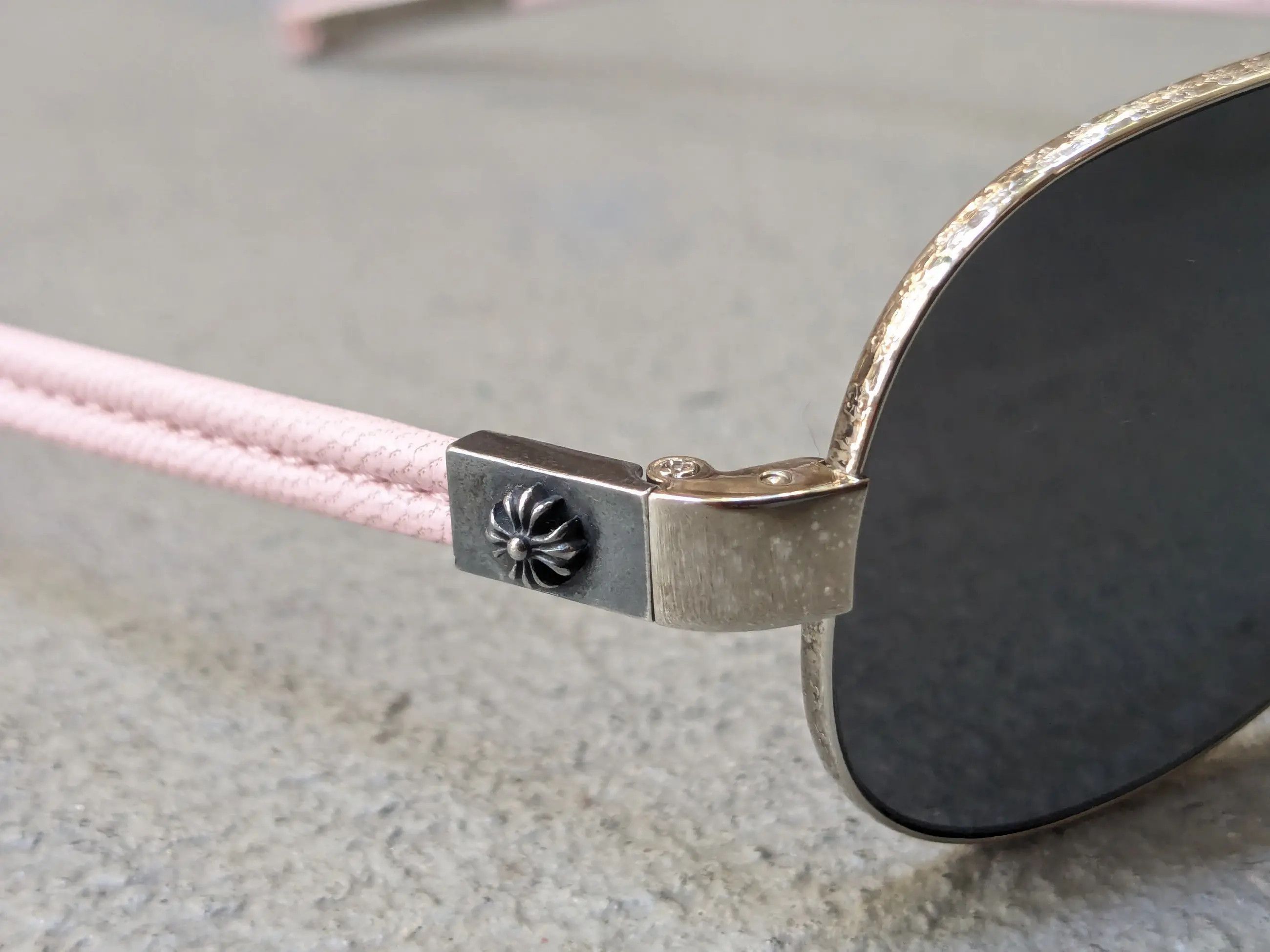 Chrome Hearts Chrome Hearts Sunglasses Red Riot Pink Silver Cross Size ONE SIZE - 3 Thumbnail