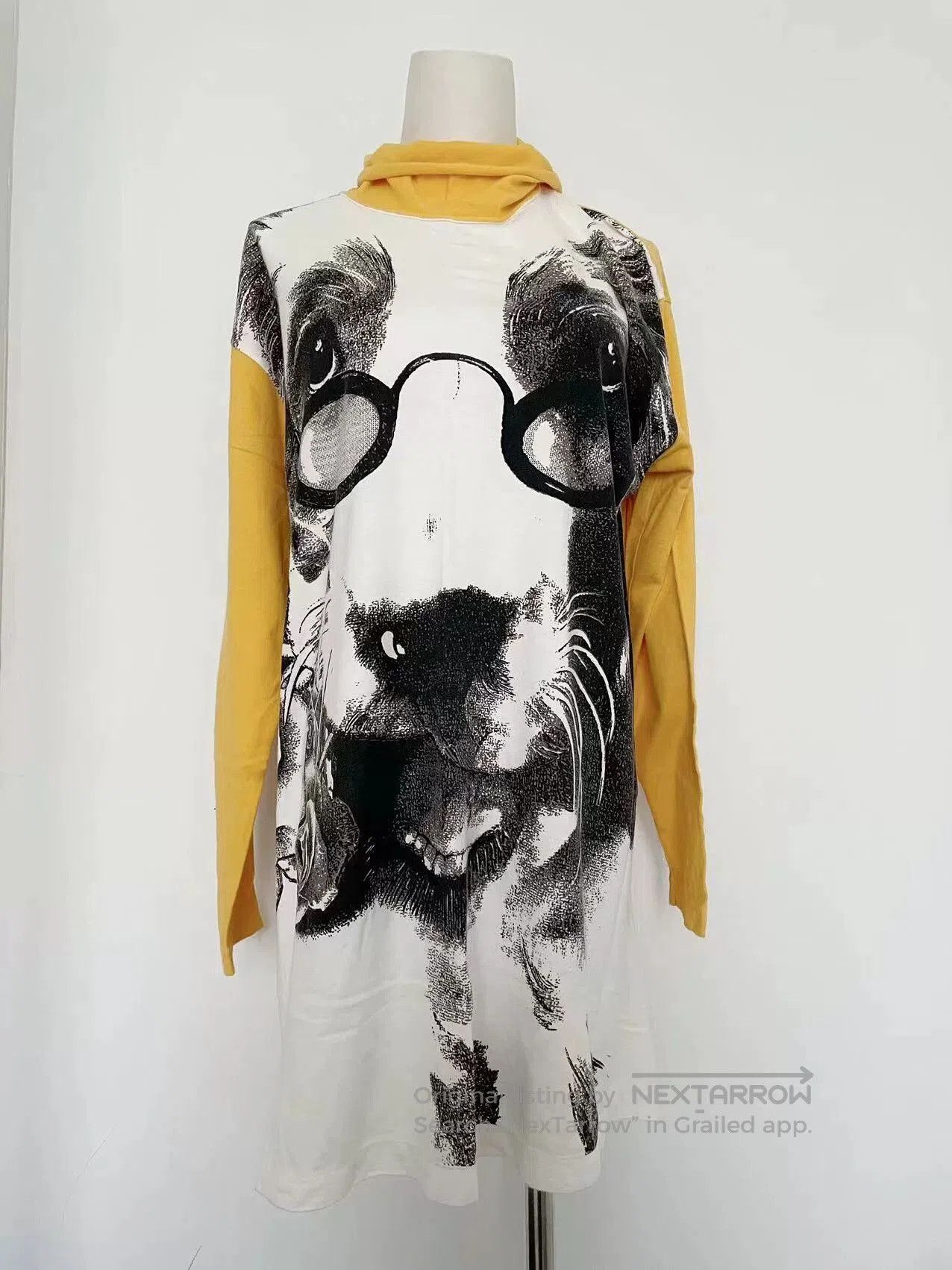 Kansai Yamamoto KANSAI YAMAMOTO Dog Print Turtleneck Sweatshirt. Size US M / EU 48-50 / 2 - 1 Thumbnail