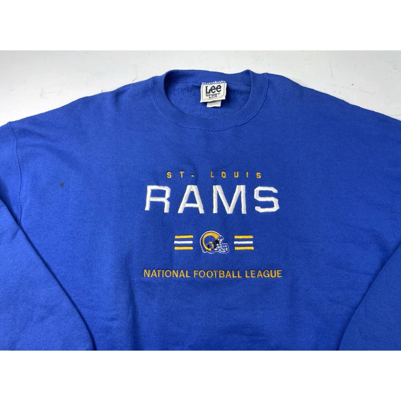 Lee VINTAGE Lee Sport St Louis Rams Crewneck Sweatshirt Mens XXL USA Los Angeles Size US XXL / EU 58 / 5 - 2 Thumbnail