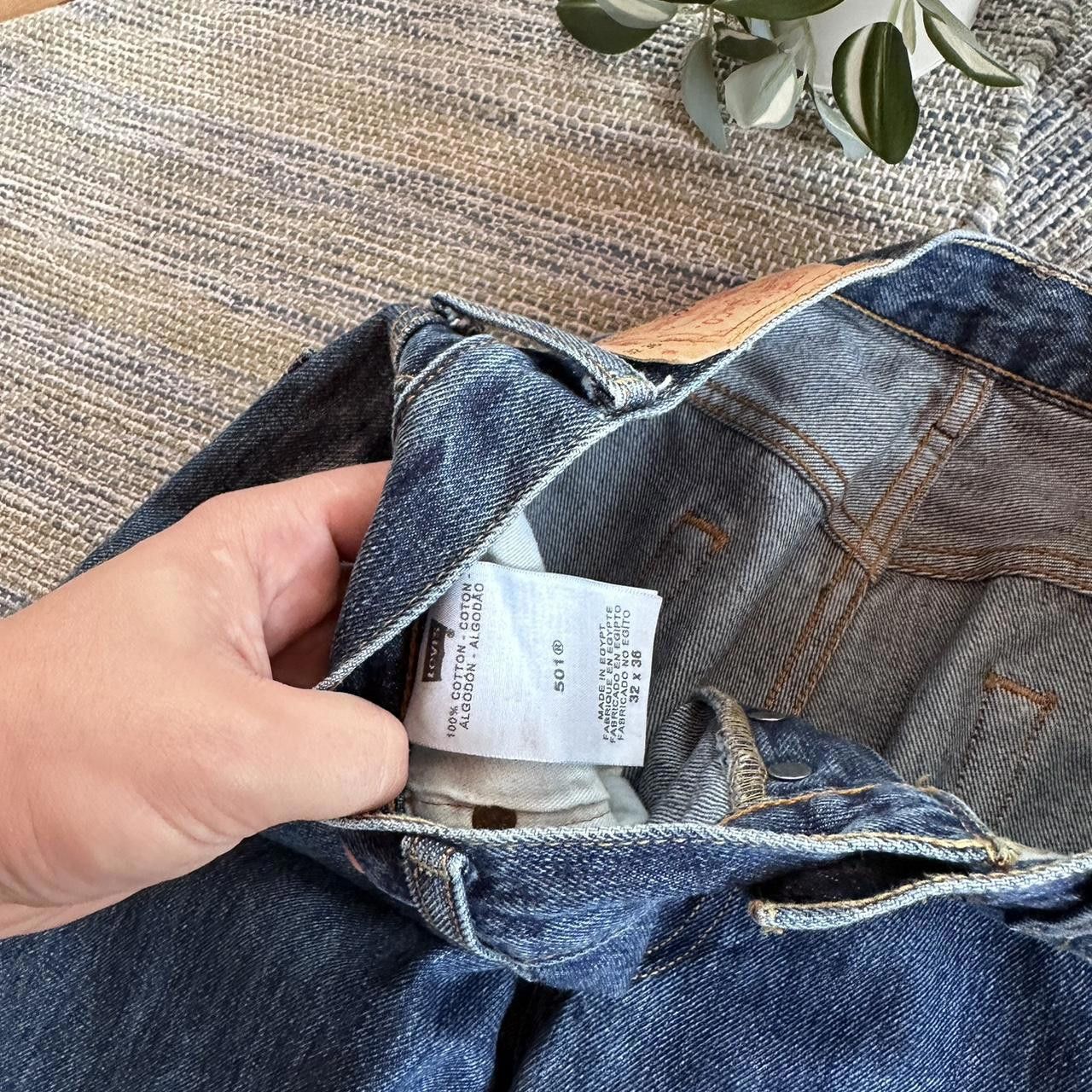 Levi's Vintage Y2K Levis Blue Denim Pants Trousers Size US 32 / EU 48 - 6 Thumbnail