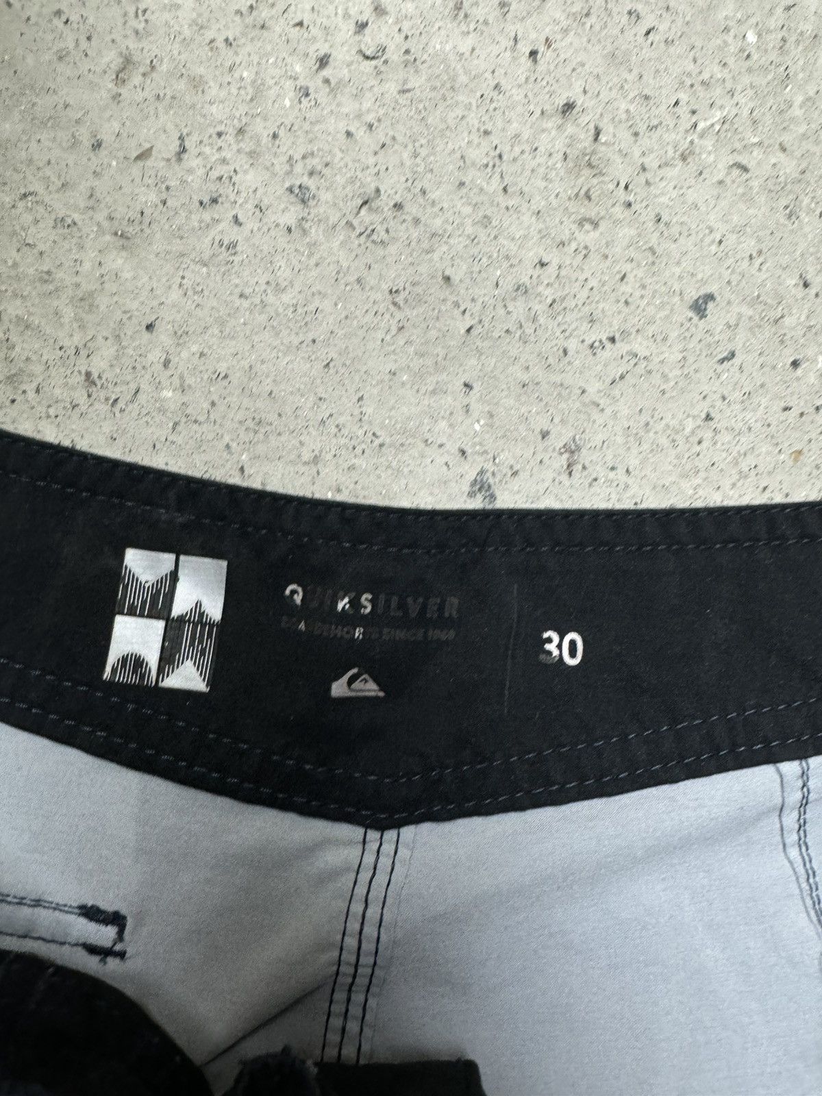 Quiksilver × Vintage Quicksilver surf nylon swimming shorts vintage logo 90s Size US 30 / EU 46 - 5 Thumbnail