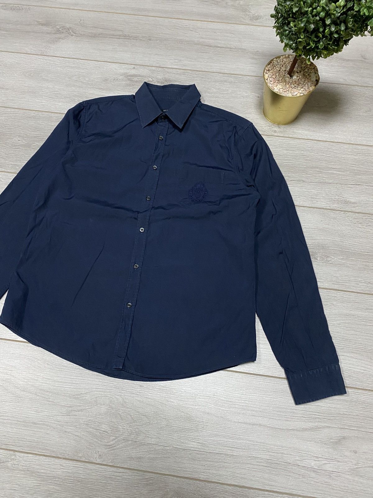 Gucci duke big logo pocket logo shirt buttons