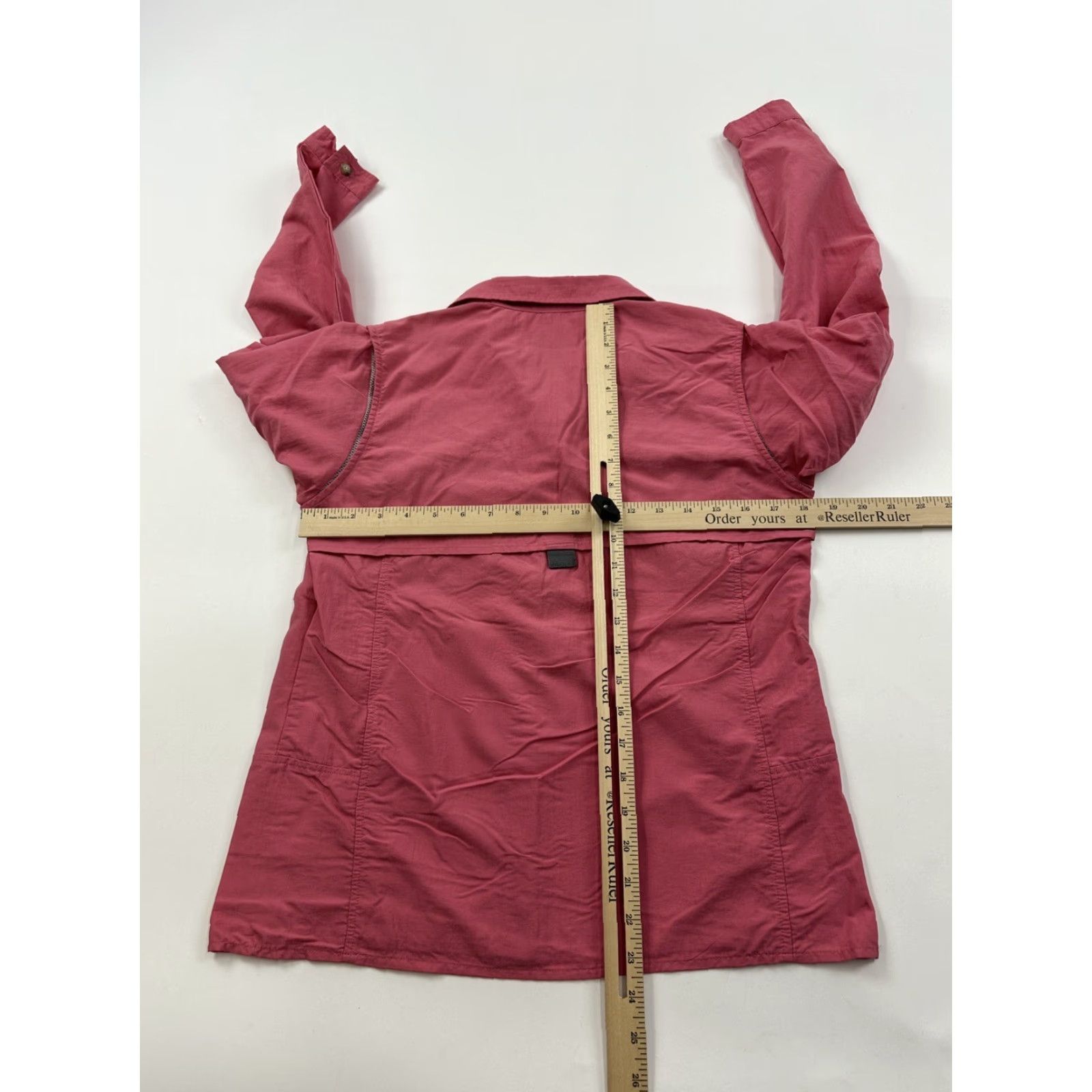 Vintage Woolrich Shirt Womens Small Pink Removable Sleeves Button-Up Short Long Sleeve Discovery Size S / US 4 / IT 40 - 5 Thumbnail