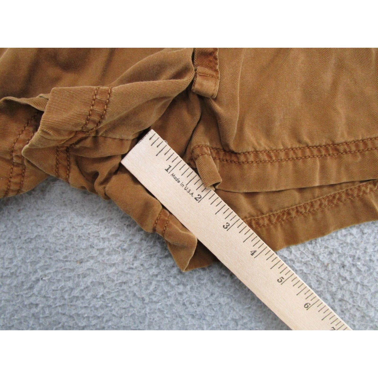 Vintage C&C California Women's Shorts Pull On Lyocell Drawstring Utility Beige Size L Size 36" / US 14 / IT 50 - 5 Thumbnail