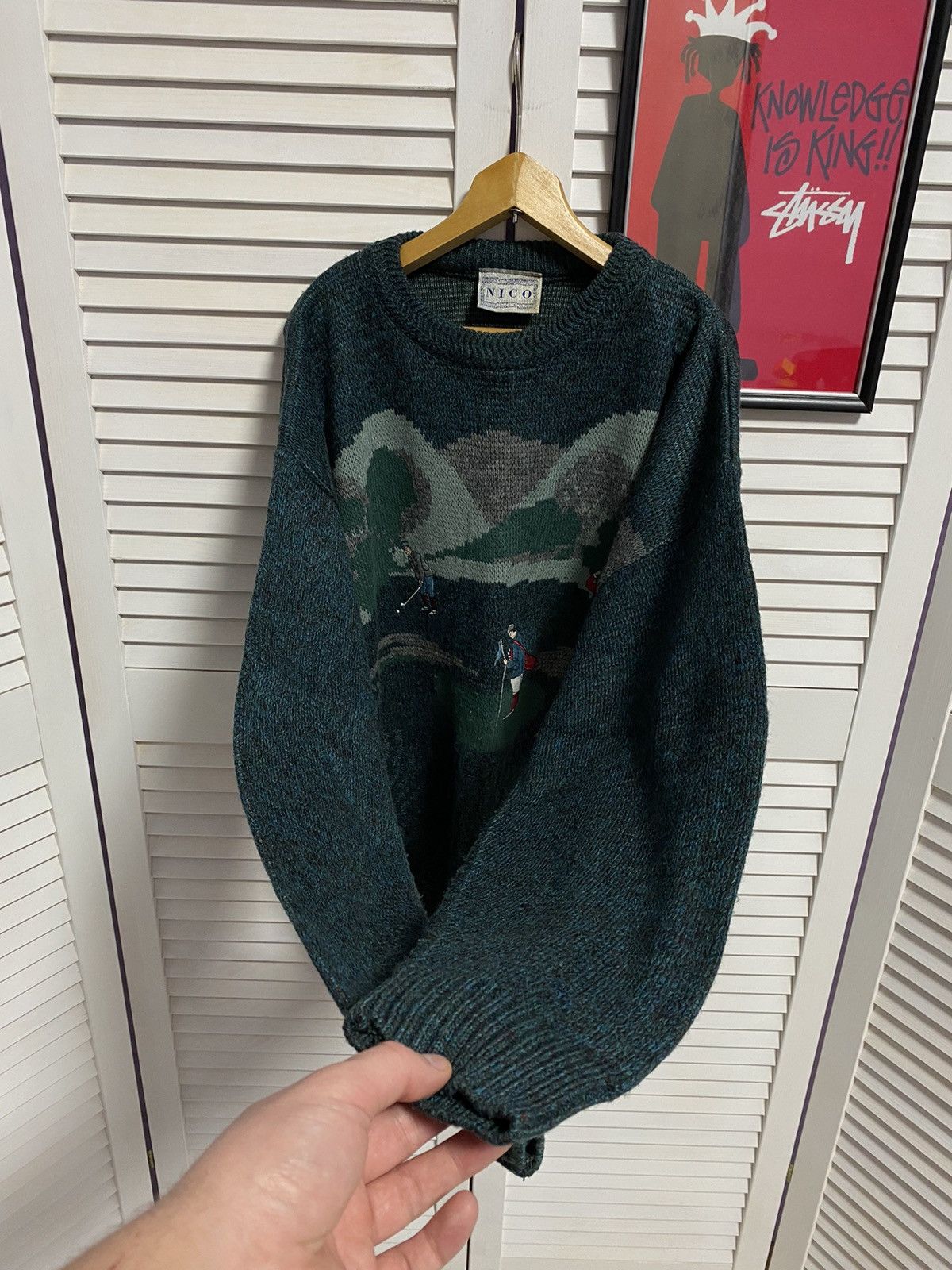 Japanese Brand × Vintage Vintage 90s Knitwear Sweater Golf Style Ralph Lauren Coogi Size US L / EU 52-54 / 3 - 5 Thumbnail