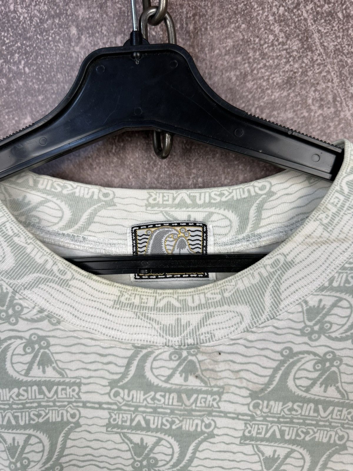 Quiksilver Vintage Quiksilver Shirt Mens M Gray 90s Surf Skate RARE Size US M / EU 48-50 / 2 - 4 Thumbnail