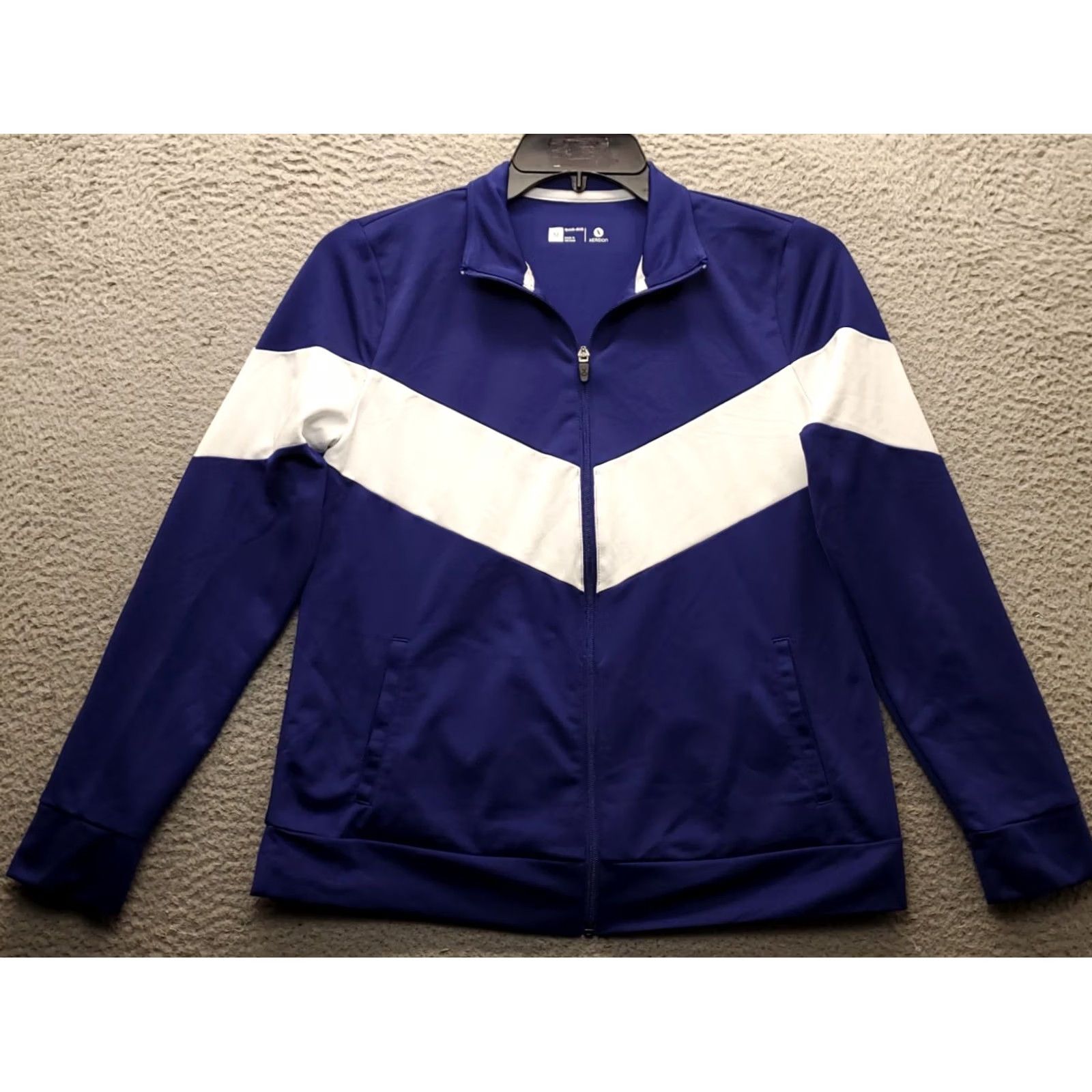 Vintage Xersion Activewear Full-Zip Jacket Womens M Blue Quick-Dri Mock Neck Full Zip Size M / US 6-8 / IT 42-44 - 2 Thumbnail