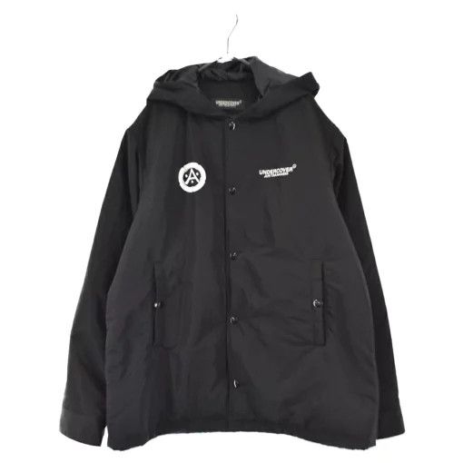 Undercover Jacket Weather Padded Hood Back Print Black | Grailed