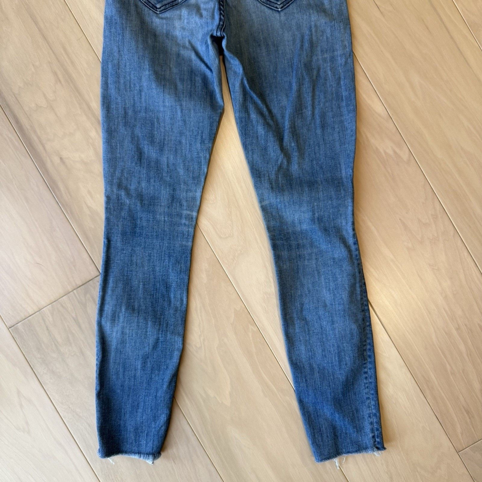 MOTHER Mother The Stunner Jeans Women's 26 Blue Ankle Fray Glam Size 26" / US 2 / IT 38 - 9 Thumbnail