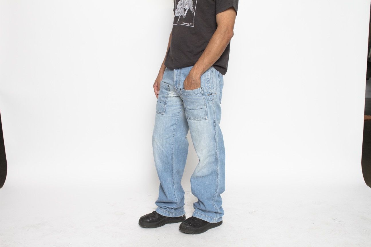 GAS LIGHT BLUE DENIM FRONT POCKET PANTS BY GAS Size US 32 / EU 48 - 1 Thumbnail