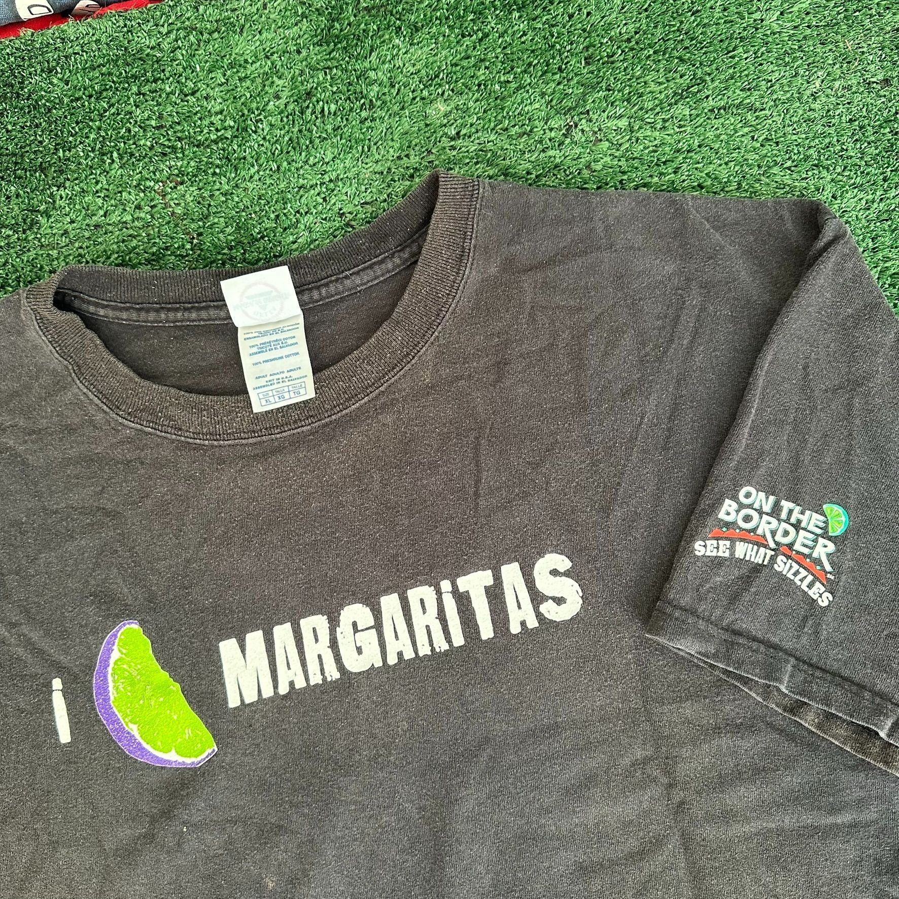 Delta Vintage Y2K I Love Margaritas Quote T-Shirt Summer Grunge Hu Size US XL / EU 56 / 4 - 4 Thumbnail