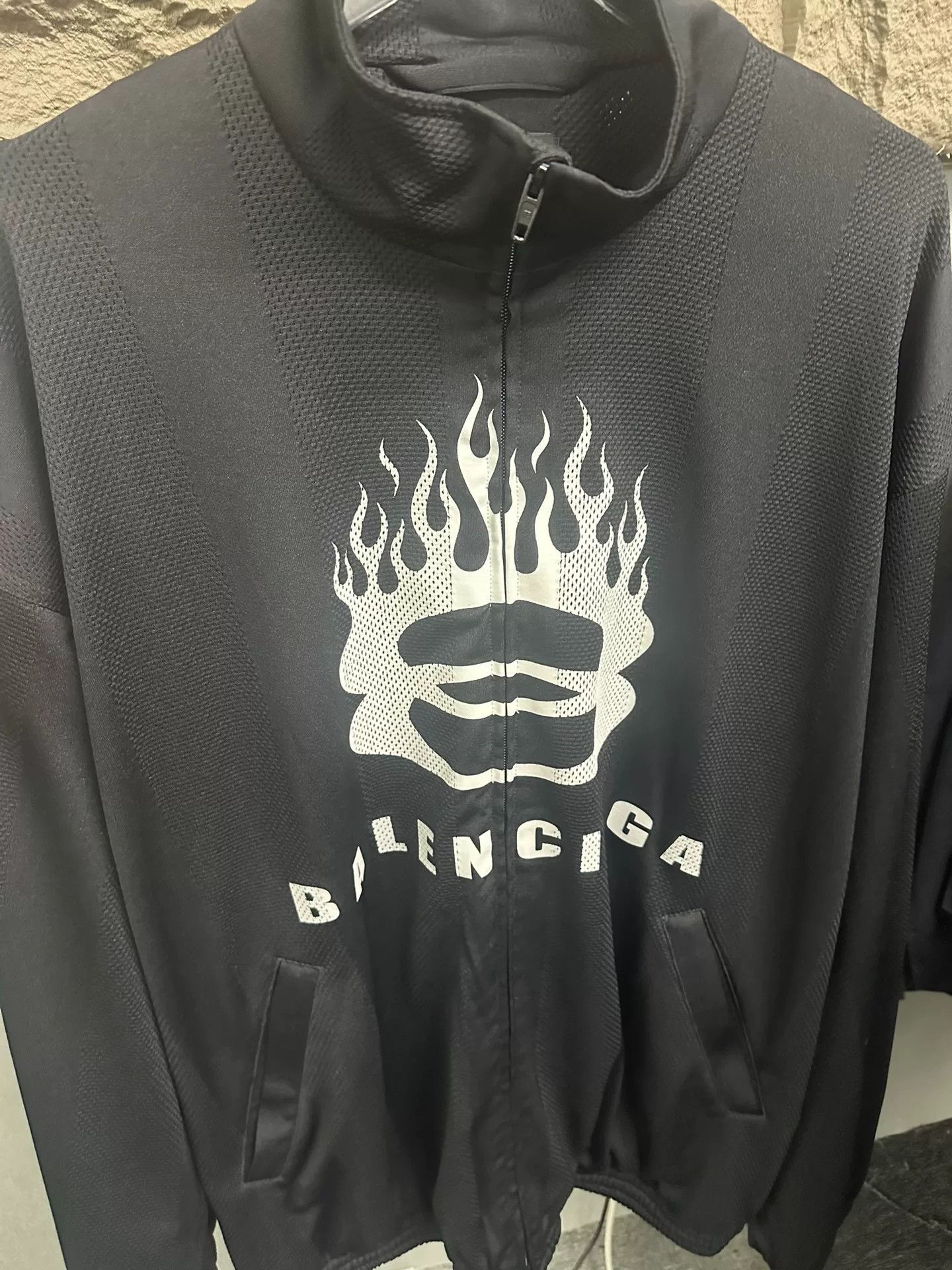Balenciaga Balenciaga Flame Mesh Jacket Size US M / EU 48-50 / 2 - 1 Thumbnail