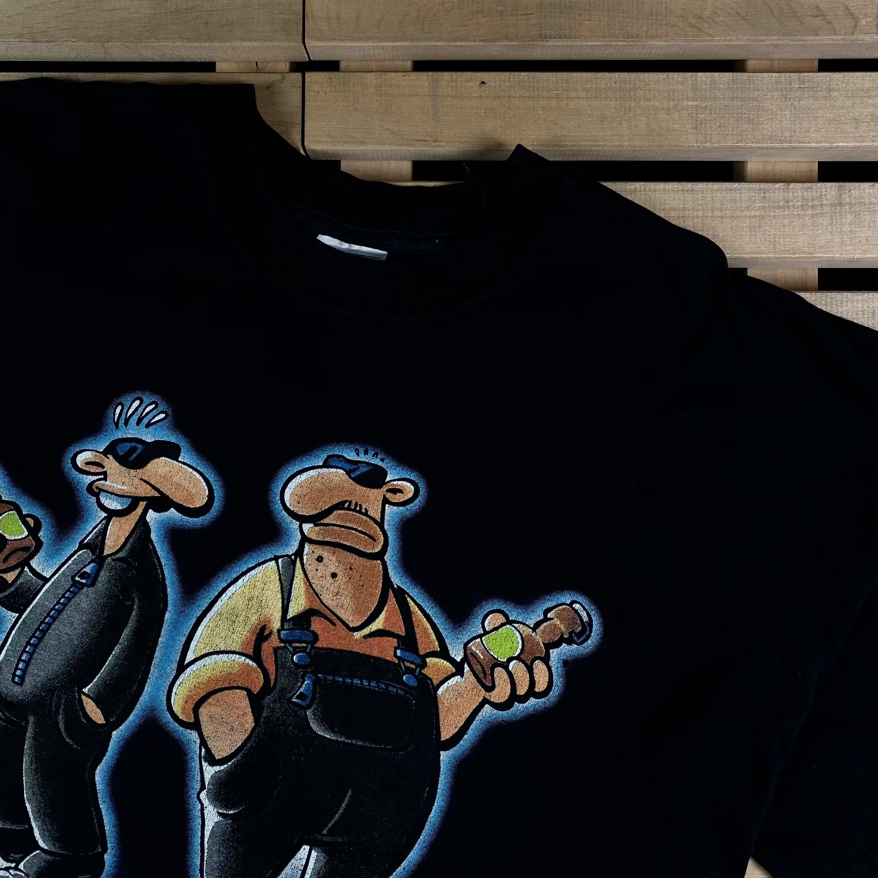 Band Tees × Vintage Mens Vintage T Shirt KIB 2000 Klempners In Black Size XXL Size US XXL / EU 58 / 5 - 2 Thumbnail