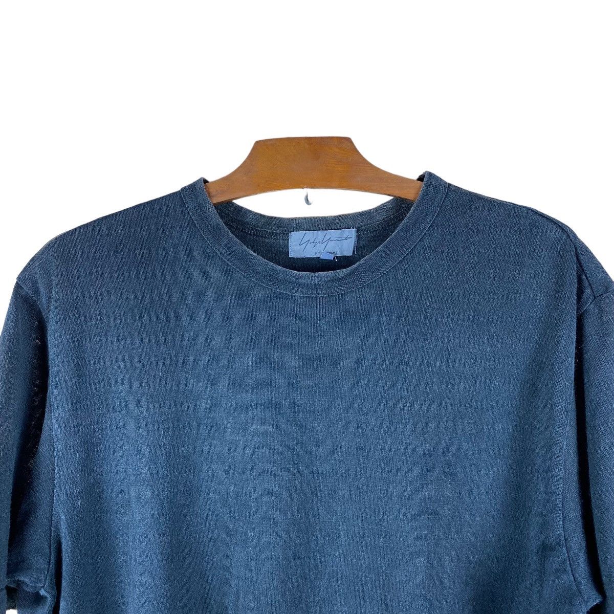 Y's × Yohji Yamamoto VINTAGE ICONIC YOHJI YAMAMOTO SIGNATURE RAMIE RAMIE TEE Size US L / EU 52-54 / 3 - 2 Thumbnail