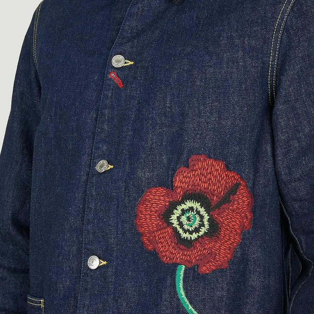 Kenzo o1mle0624 Poppy Workwear Denim Jacket in Multicolor Size US S / EU 44-46 / 1 - 5 Thumbnail