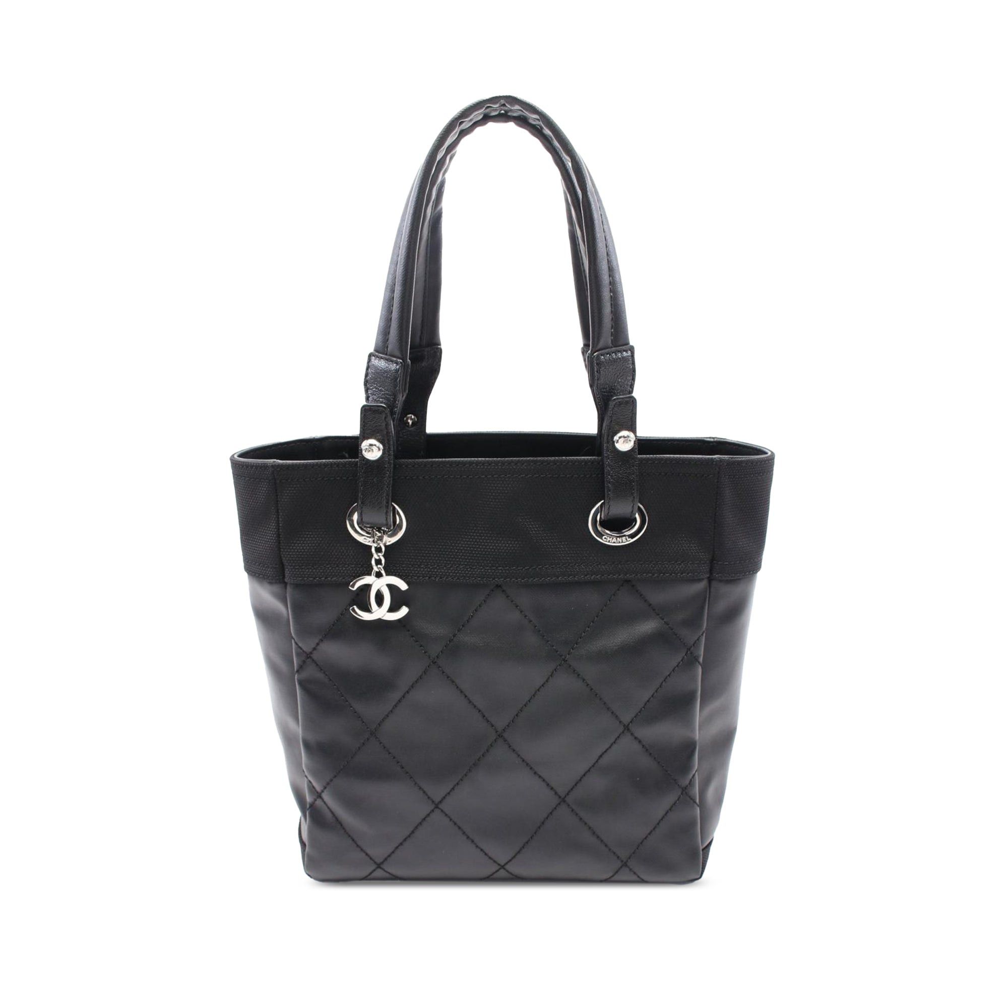 Chanel Chanel Small Paris Biarritz Tote Black Size ONE SIZE - 1 Thumbnail