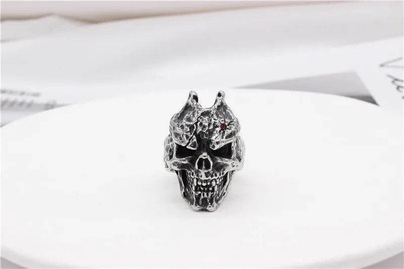 Jewelry Skeleton Design Dark Style Ring Size ONE SIZE - 2 Thumbnail