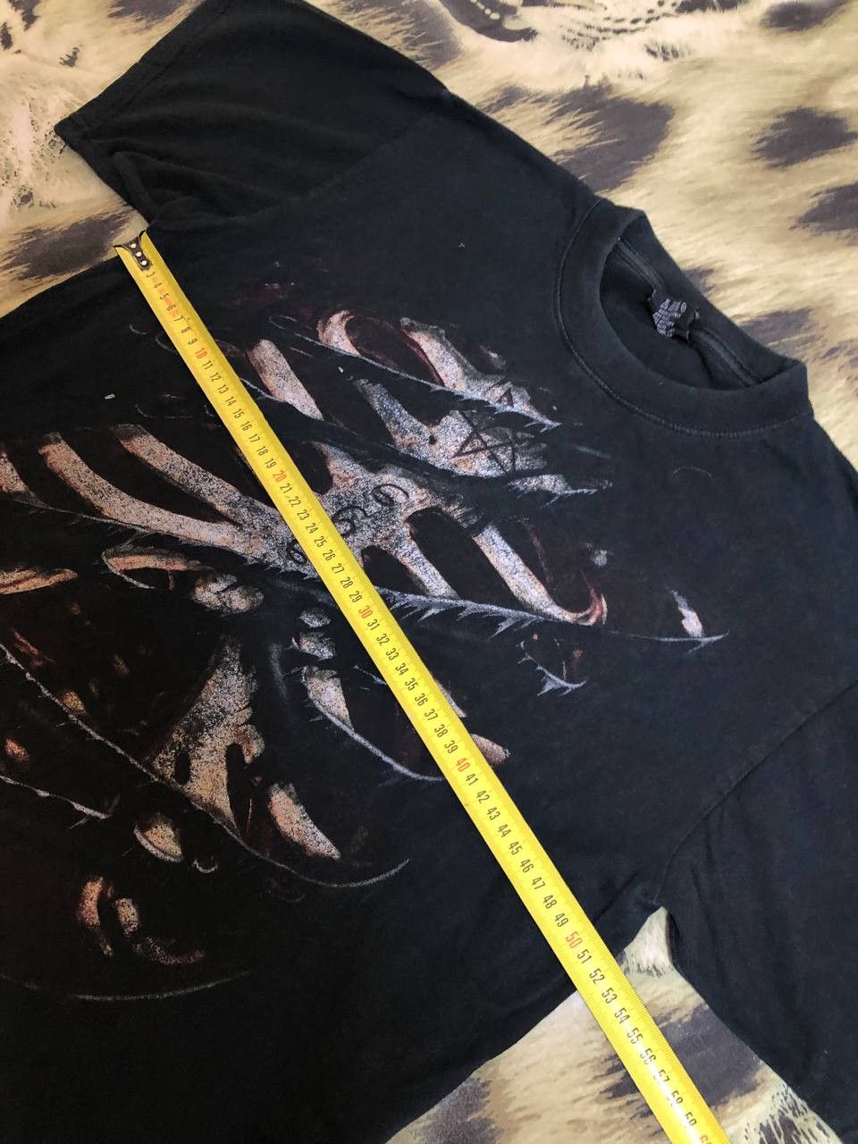 Other Spiral Metalhead 666 Mens T shirt Short Sleeve Black Skull Size US L / EU 52-54 / 3 - 12 Thumbnail