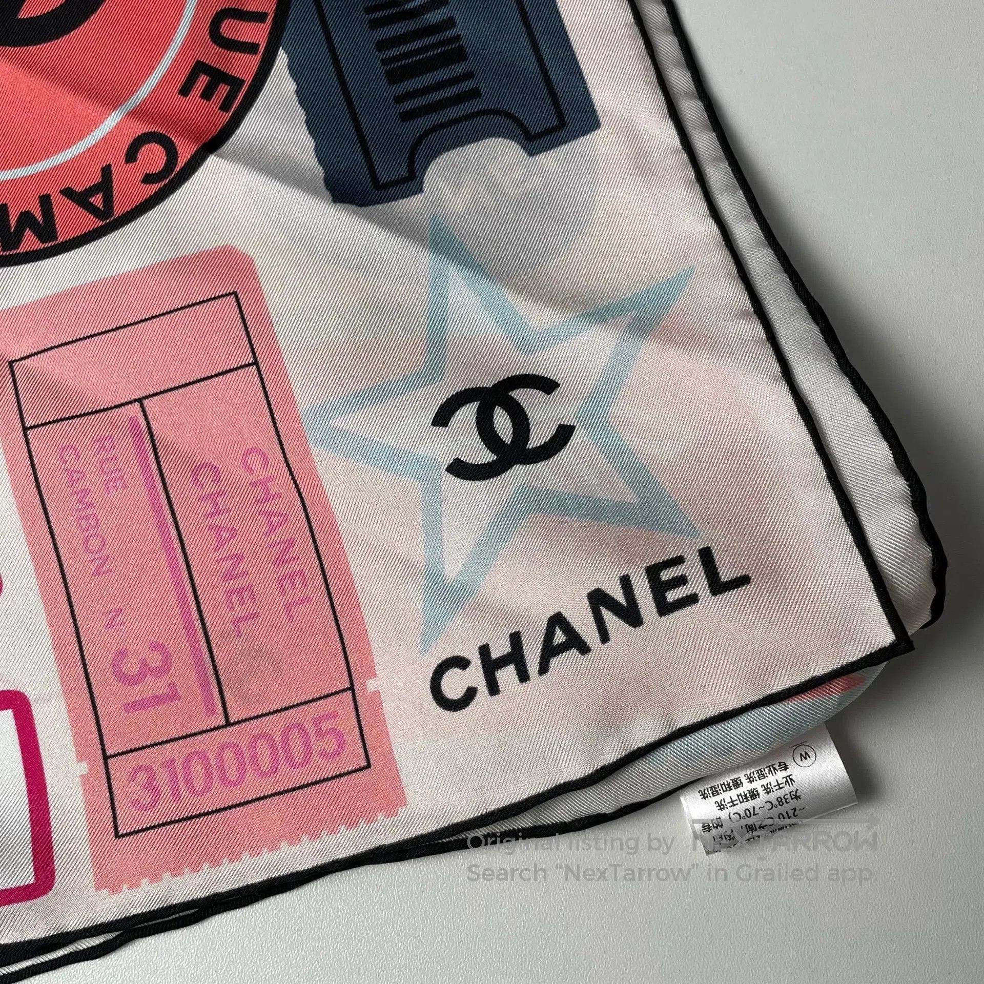 Chanel Chanel Printed Silk Scarf| Size ONE SIZE - 5 Thumbnail