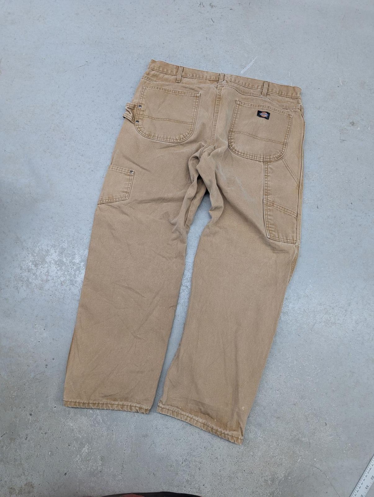 Dickies Early 2000s Y2K Dickies Beige Carpenter Canvas Pants Size US 38 / EU 54 - 1 Thumbnail
