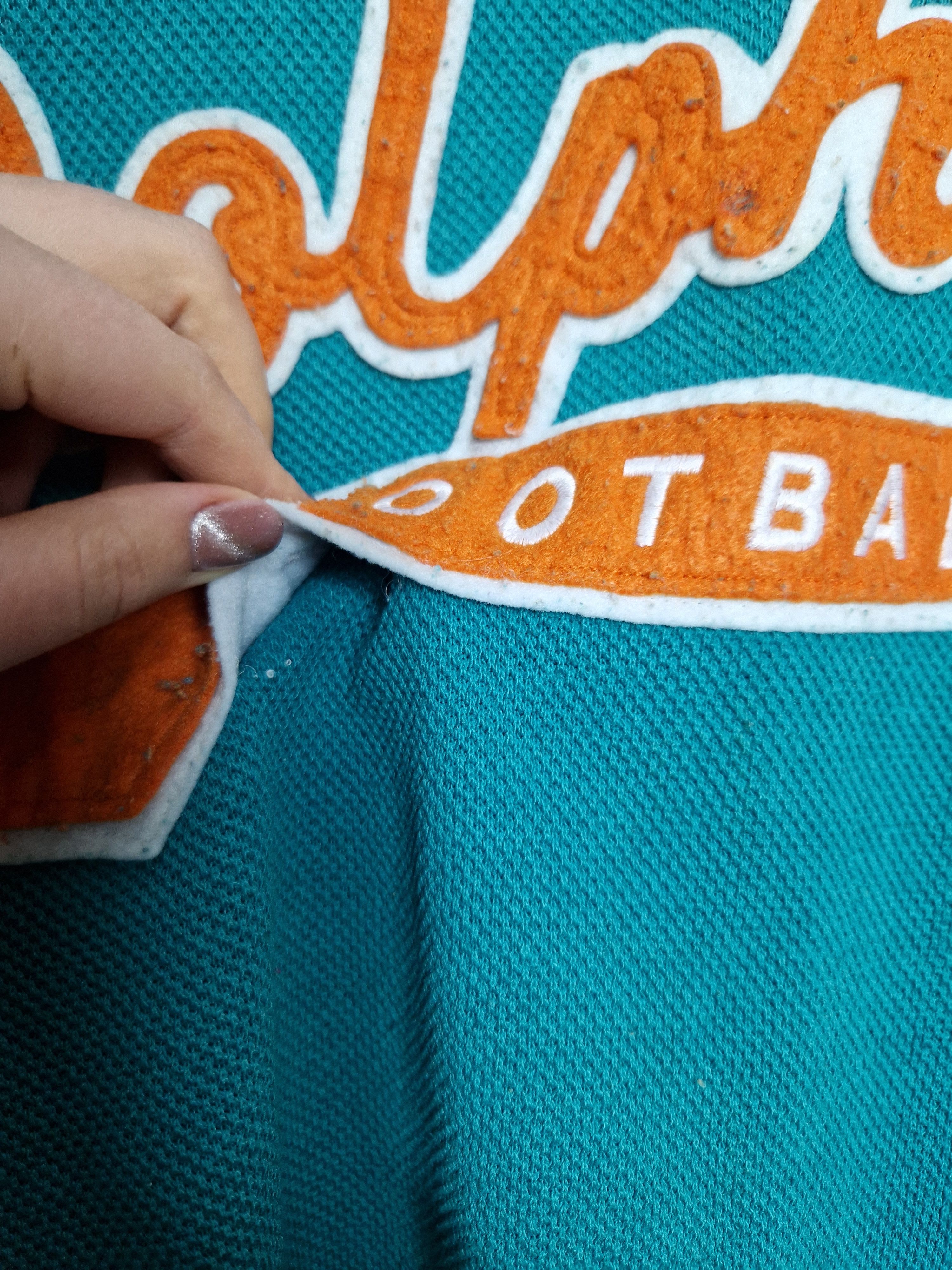NFL × Starter × Vintage Starter Miami Dolphins sweatshirt Size US L / EU 52-54 / 3 - 5 Thumbnail