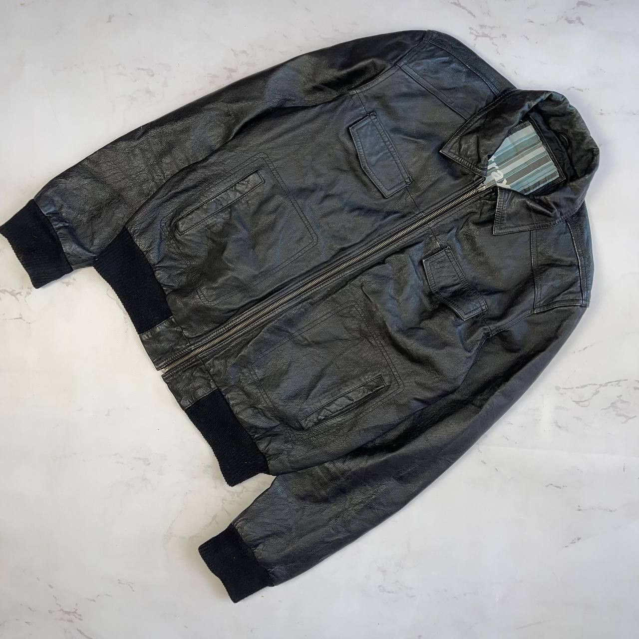Japanese Brand Japanese Brand Leather Jackets Y2K Streetwear Vintage Sz XL Size US XL / EU 56 / 4 - 1 Thumbnail