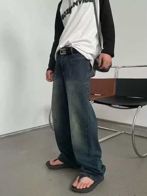 Japanese Brand Retro punk denim pants Size US 31 - 7 Thumbnail