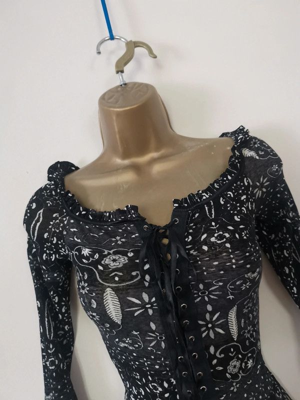 Vintage Vintage scoop neck top Size S / US 4 / IT 40 - 3 Thumbnail