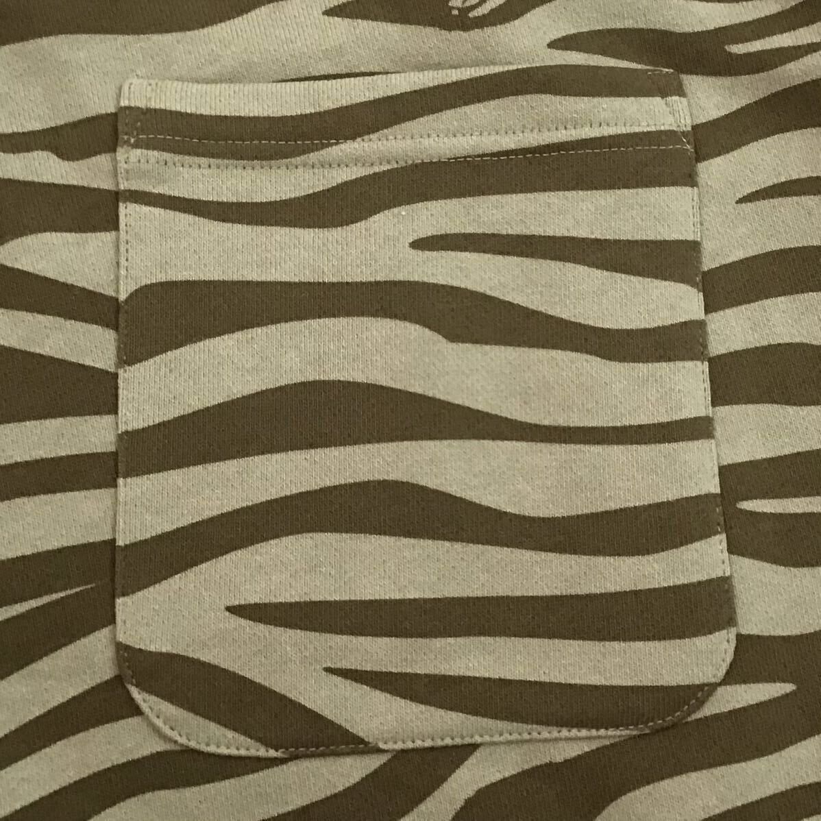 BAPE Zebra camo sweat shorts a bathing ape NIGO ★size M