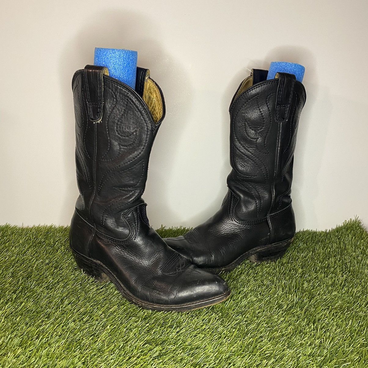 Vintage 1977 Stewart Co. Boots Hand Made in USA Cowboy Boots Size US 9 / EU 42 - 1 Thumbnail