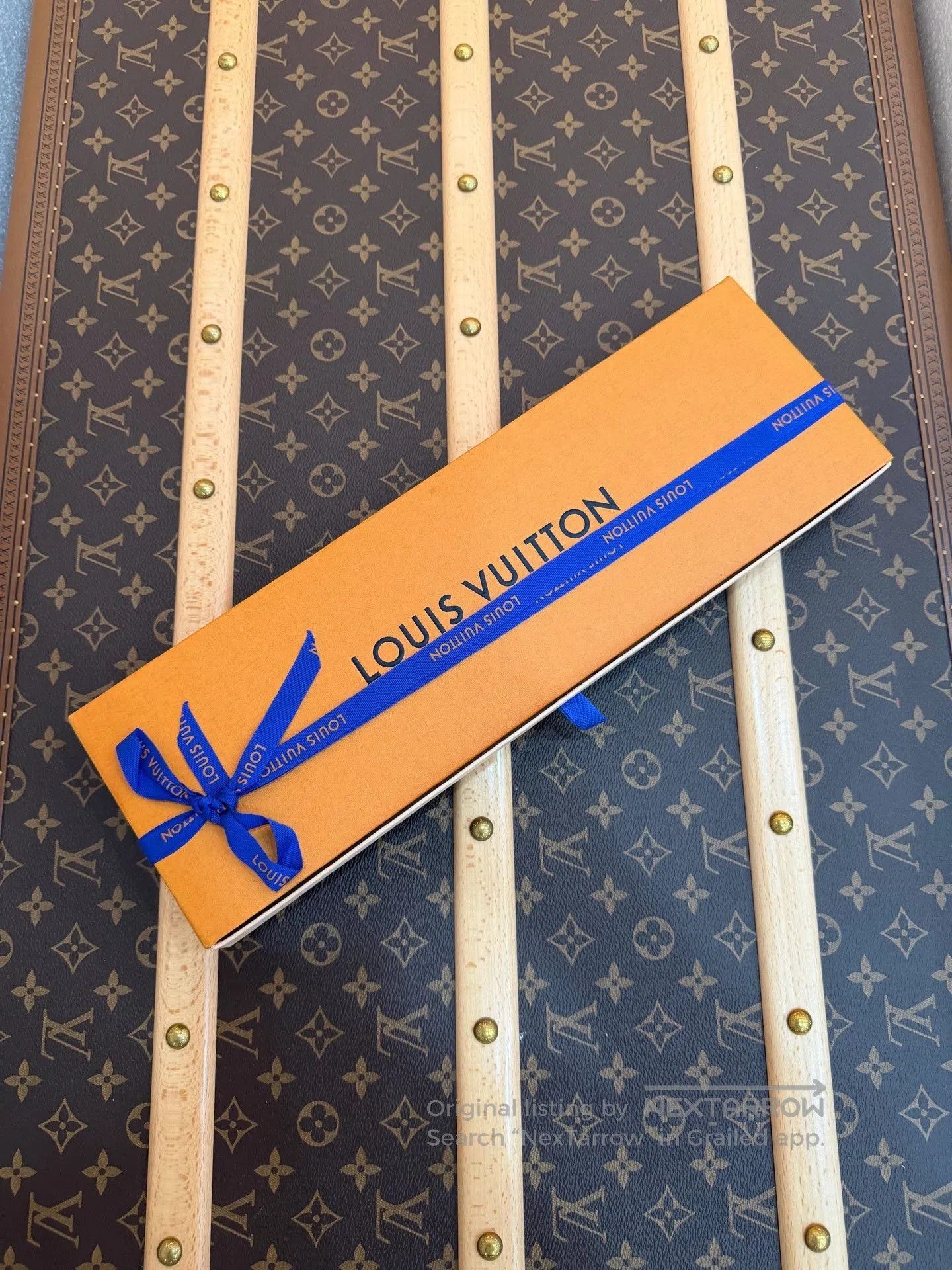 Louis Vuitton Louis Vuitton Monogram Logo Tie. Size ONE SIZE - 2 Thumbnail
