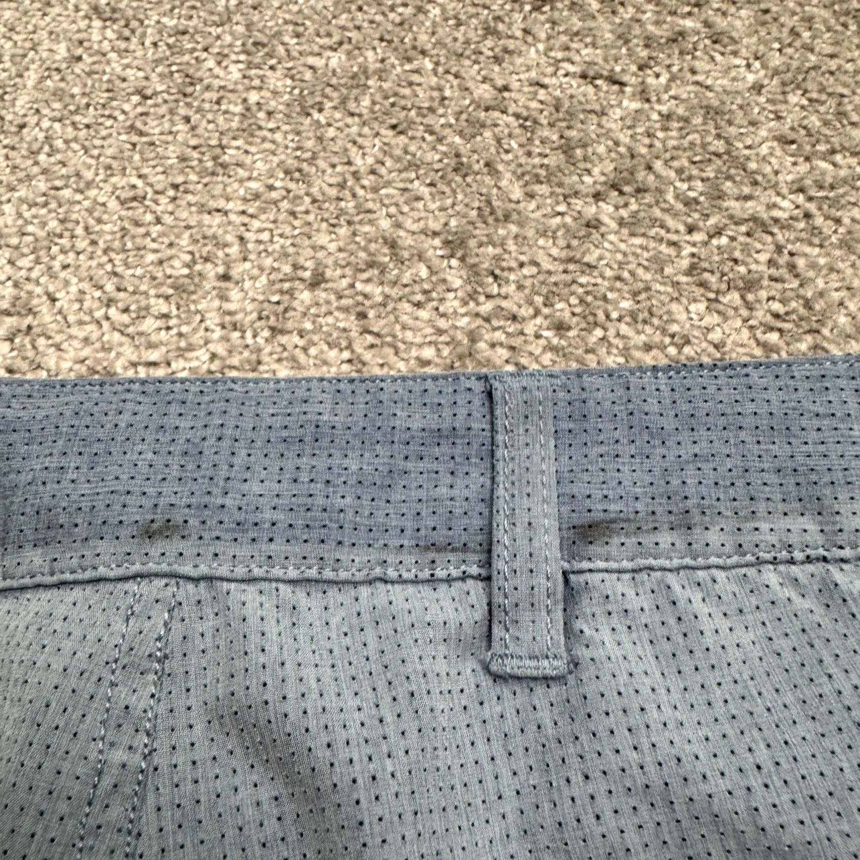 Tommy Bahama Linksoul Micro Perforated Performance Golf Chino Shorts Mens 38 Blue Stretch Size US 36 / EU 52 - 7 Thumbnail