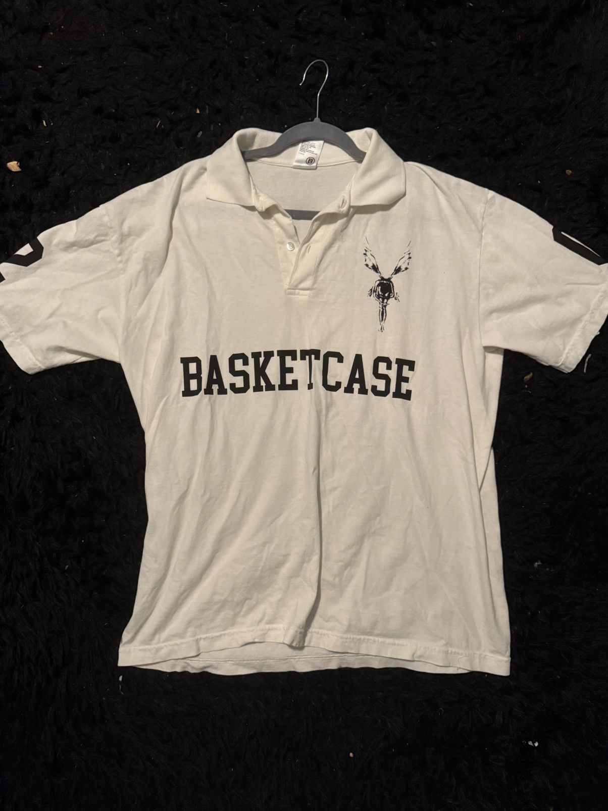 トップス Basketcase Athletica, polo (vintage) Basketcase Gallery Athletica Polo Vintage Black Size XXL
